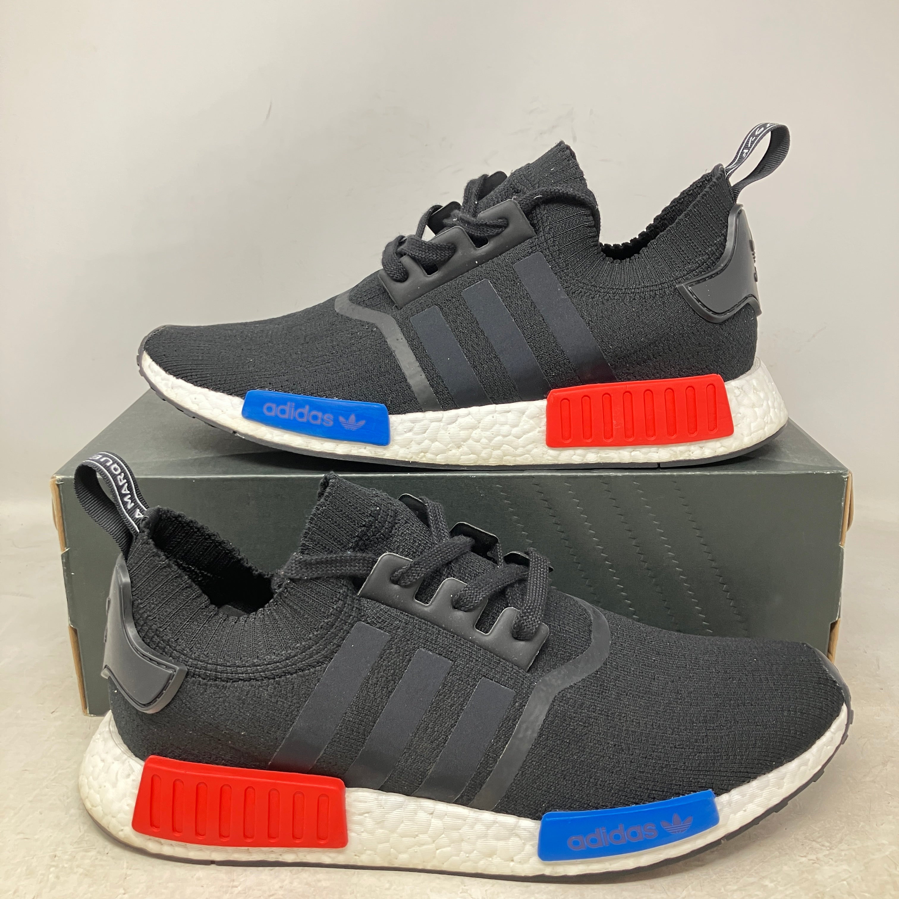 adidas NMD R1 Core Black Lush Red