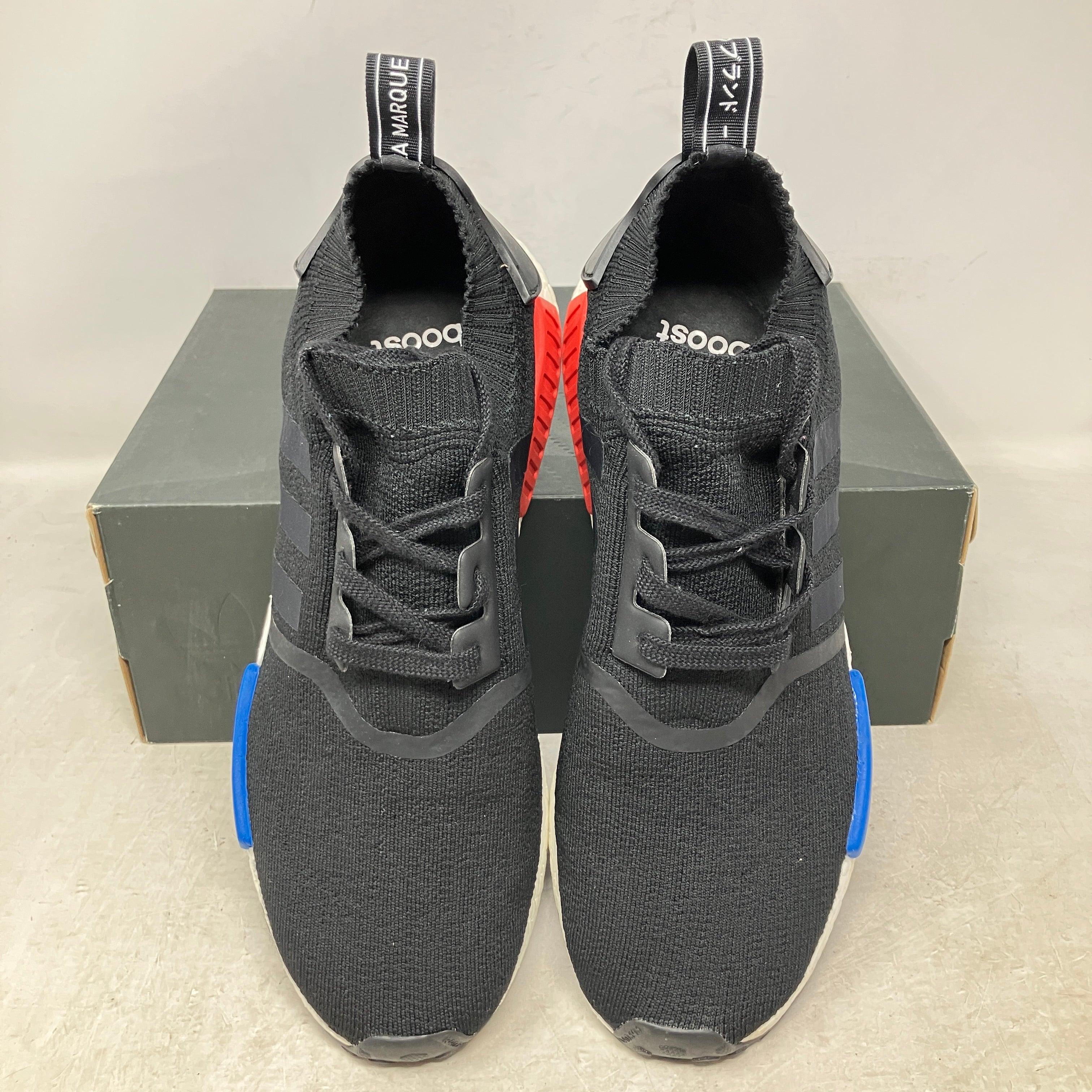 adidas NMD R1 Core Black Lush Red