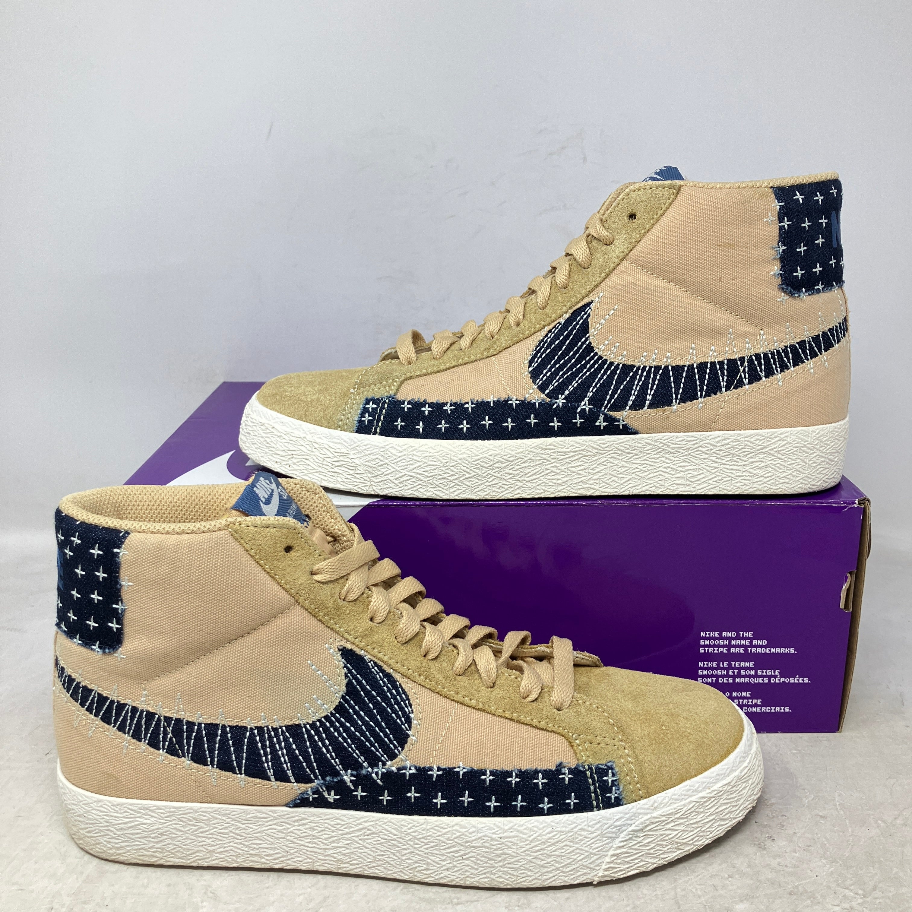 Nike SB Zoom Blazer Mid Sashiko Sesame