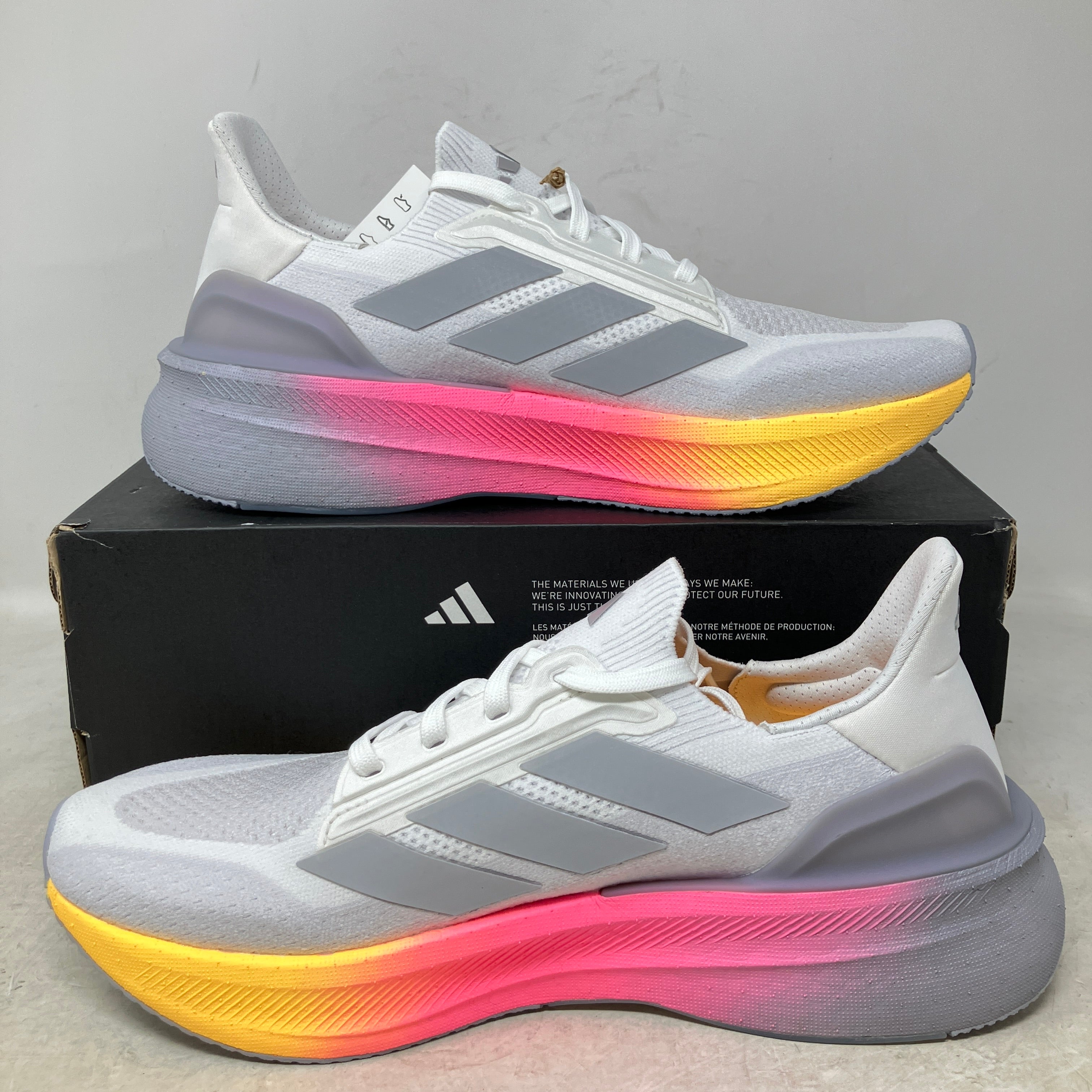 adidas Ultra Boost 5X Cloud White Halo Silver Lucid Pink