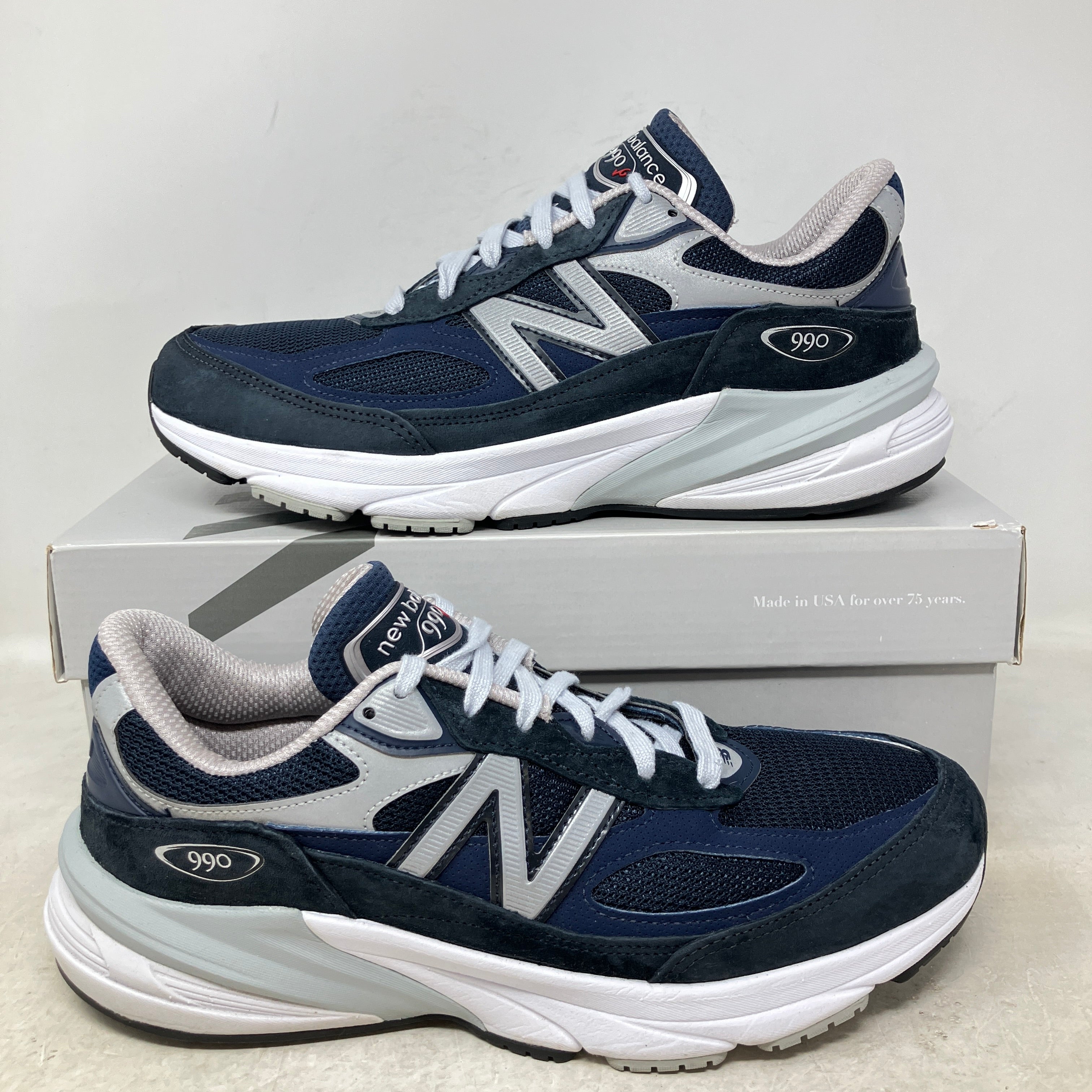 New Balance 990v6 MiUSA Navy White