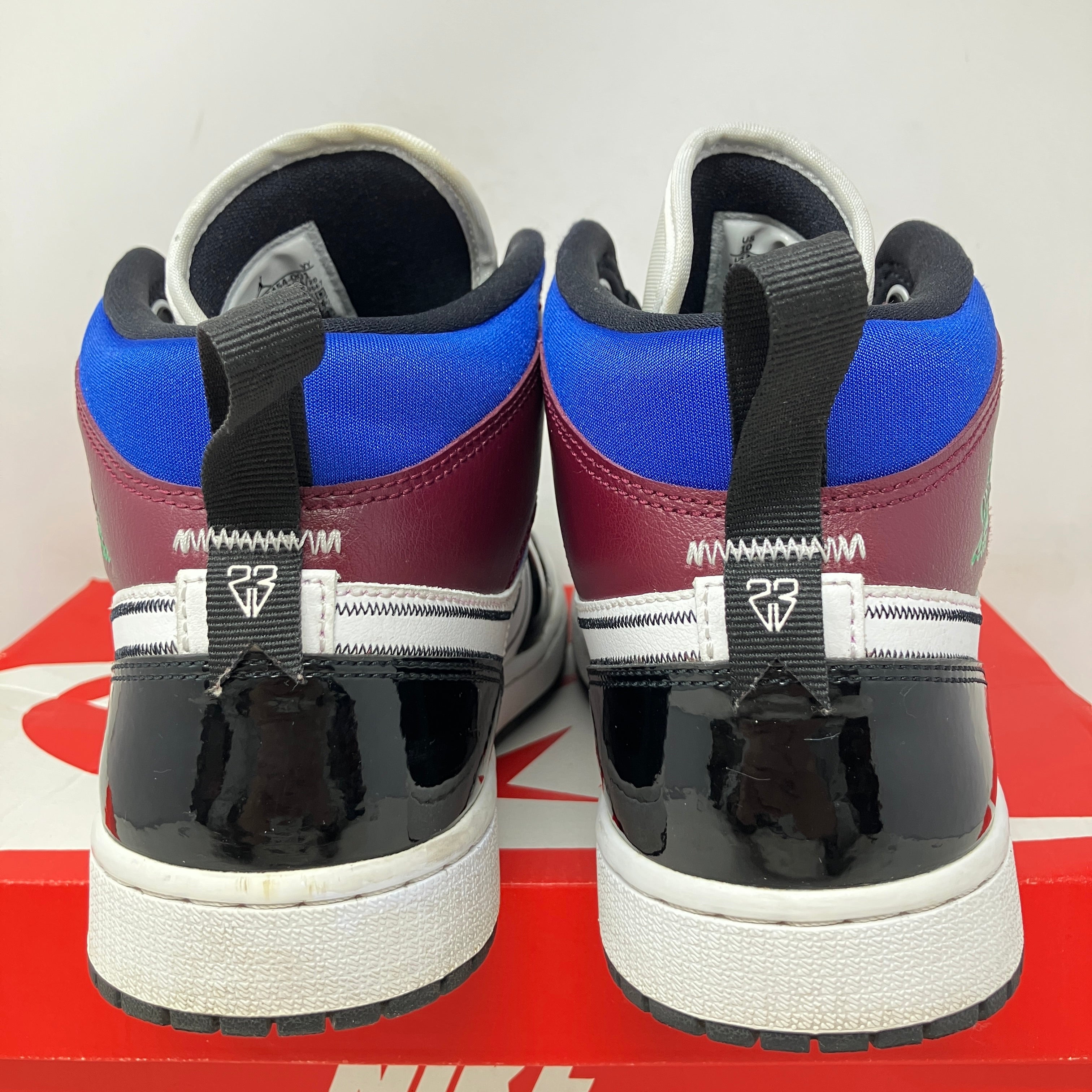 Jordan 1 Mid SE Black White Multi-Color (Women's)