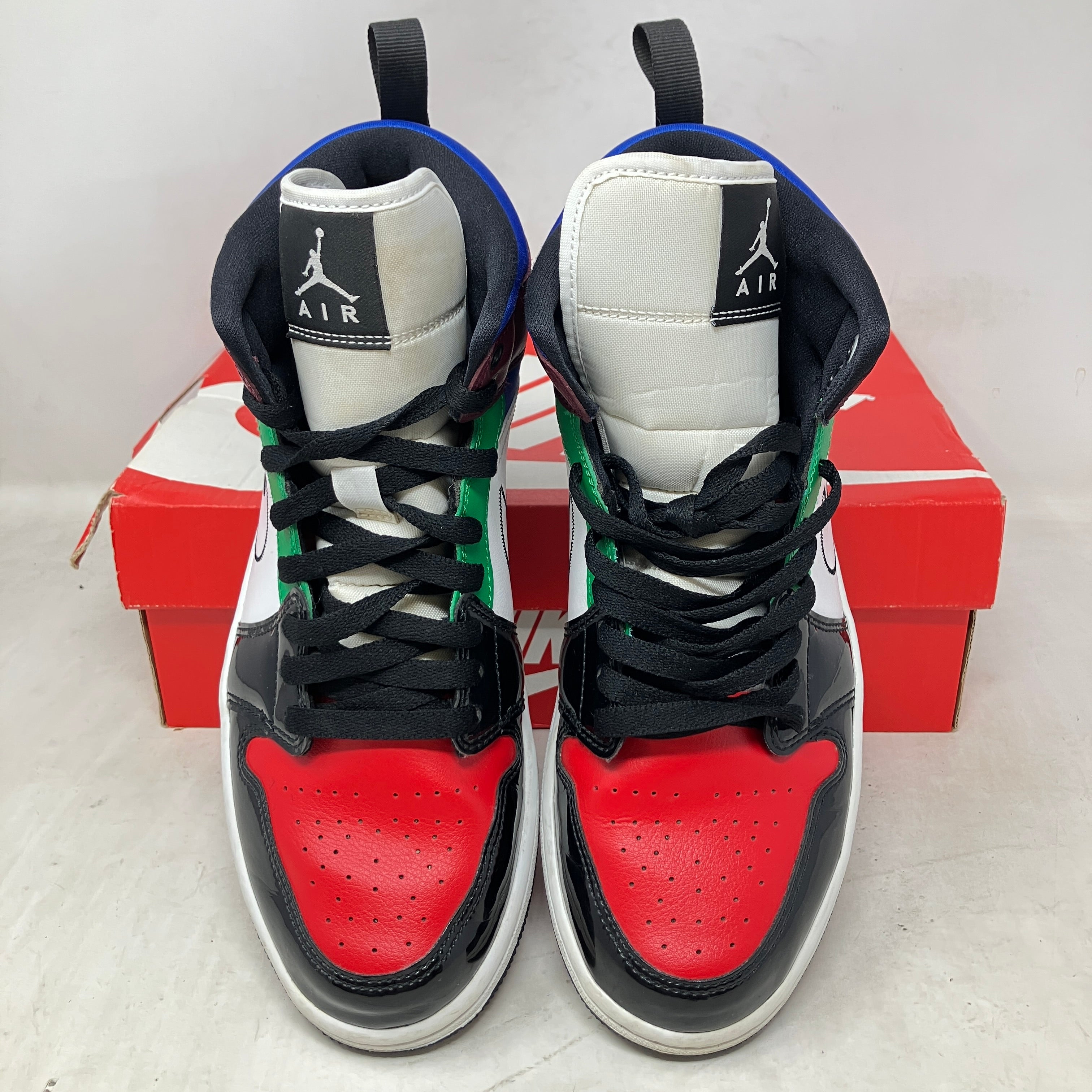 Jordan 1 Mid SE Black White Multi-Color (Women's)
