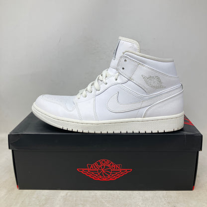 Jordan 1 Mid Triple White (2018)