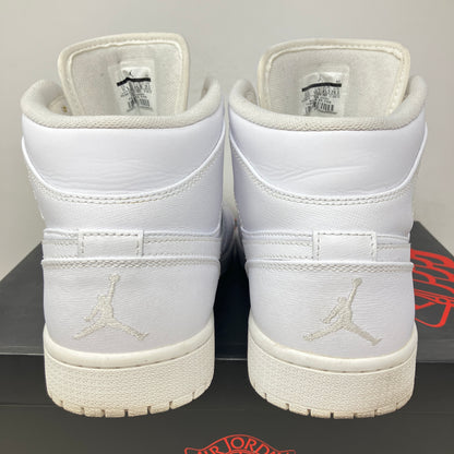 Jordan 1 Mid Triple White (2018)
