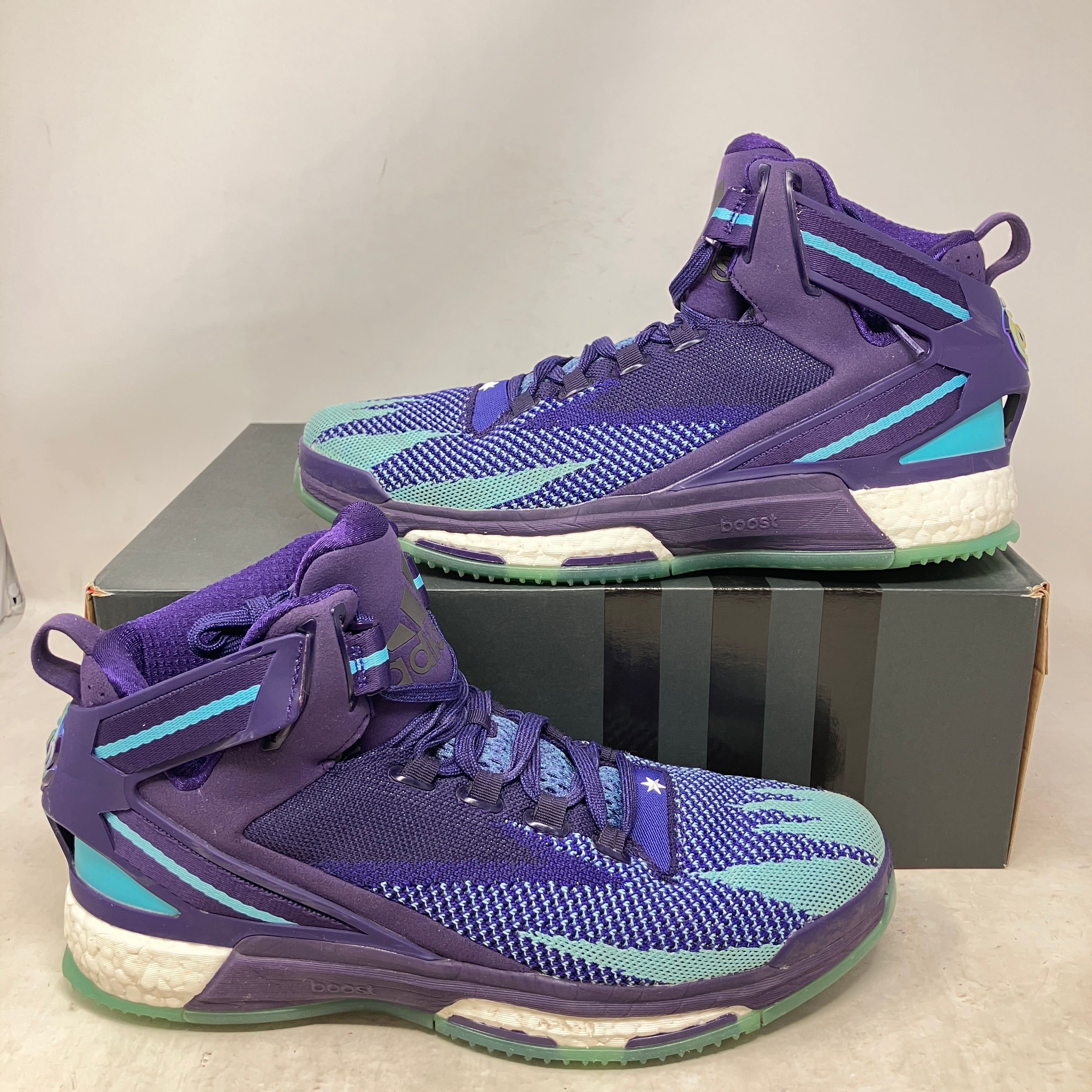 adidas D Rose 6 Boost Primeknit Purple Blue