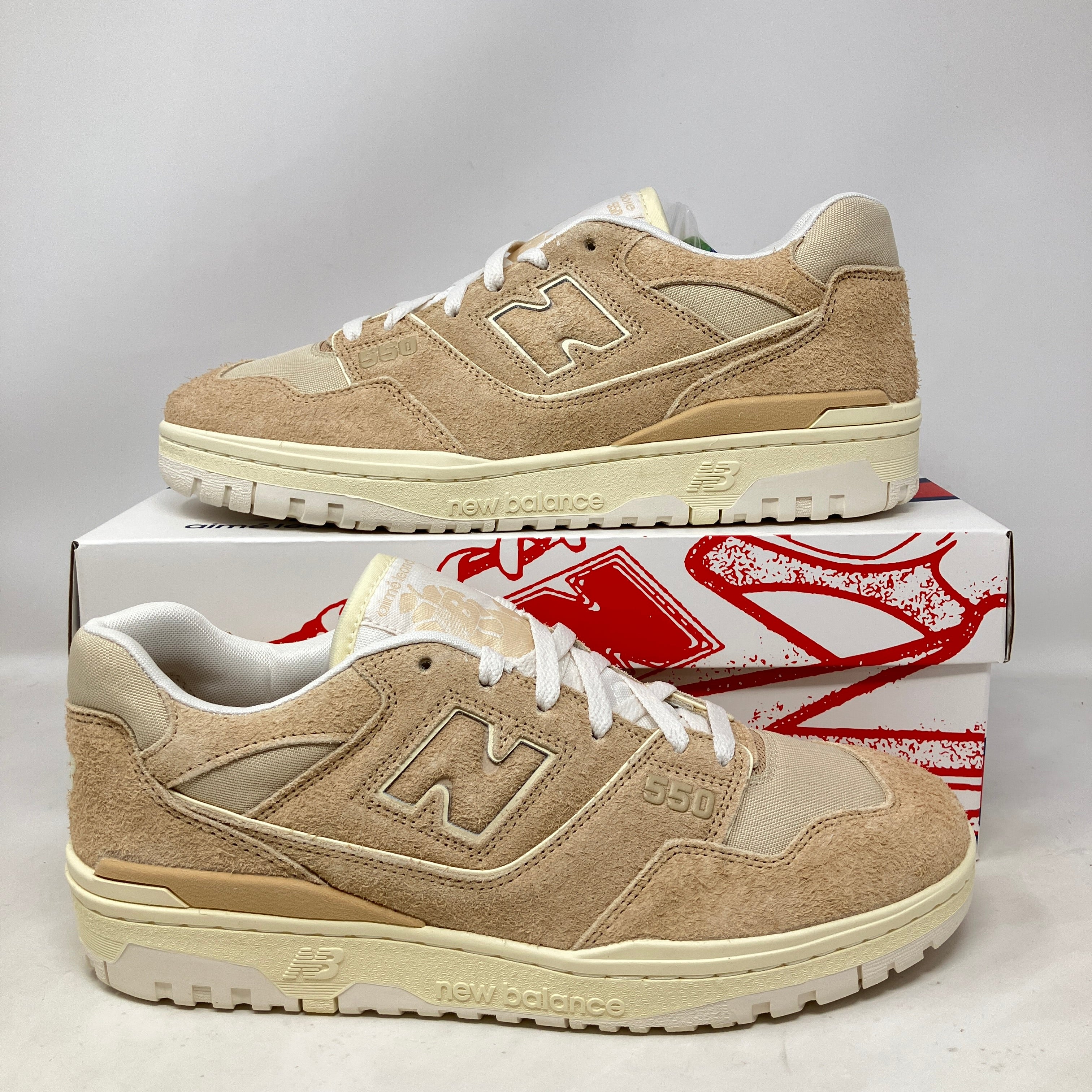 New Balance 550 Aime Leon Dore Taupe Suede
