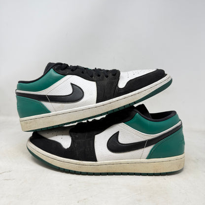 Jordan 1 Low White Black Mystic Green