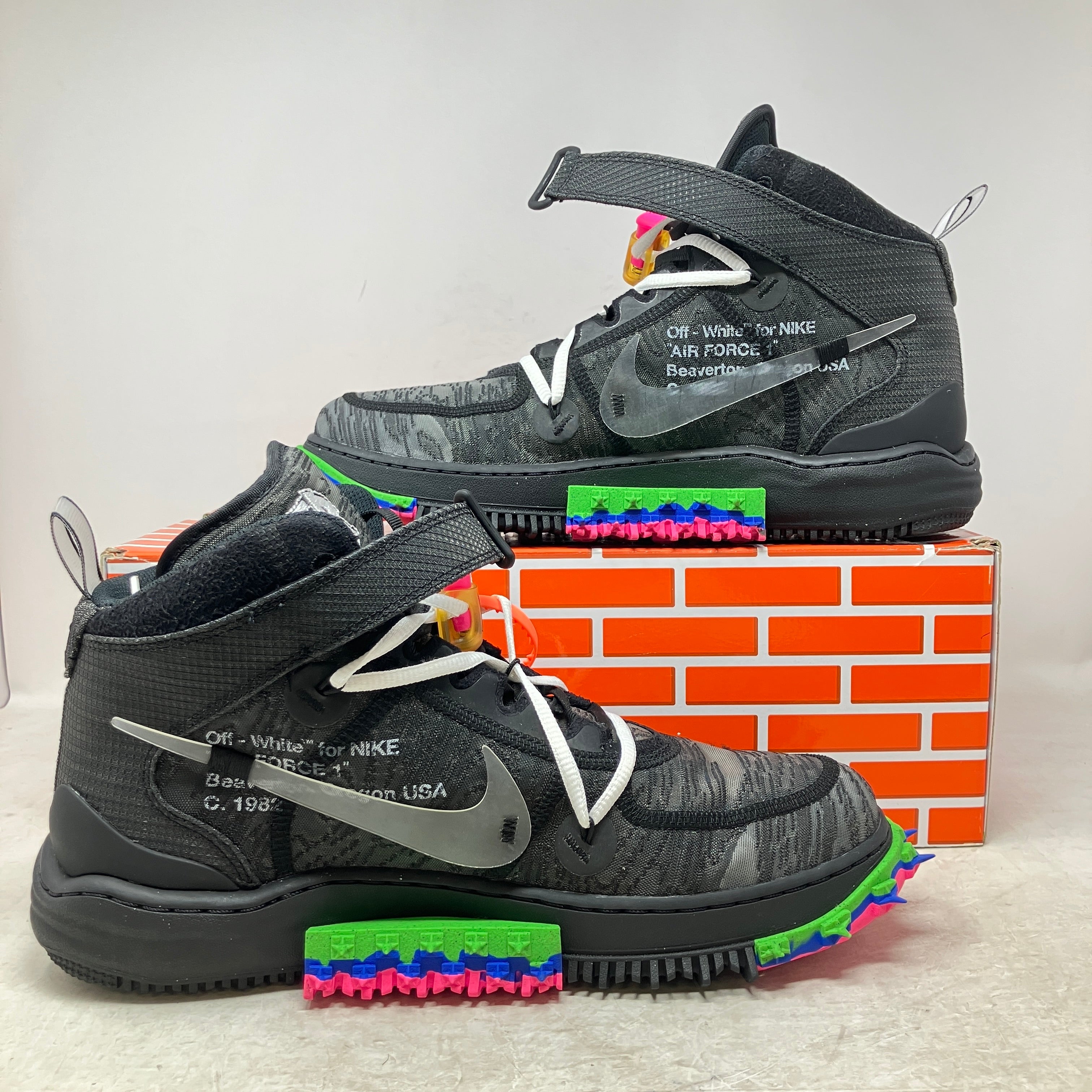 Nike Air Force 1 Mid Off-White Black
