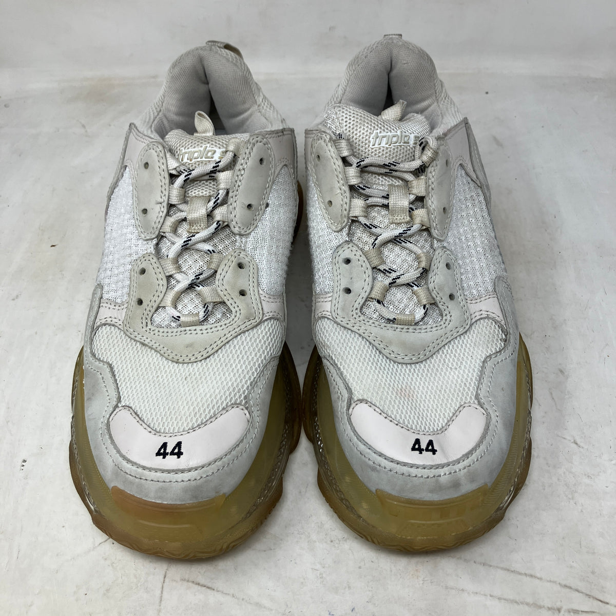 Balenciaga Triple S Clear Sole White