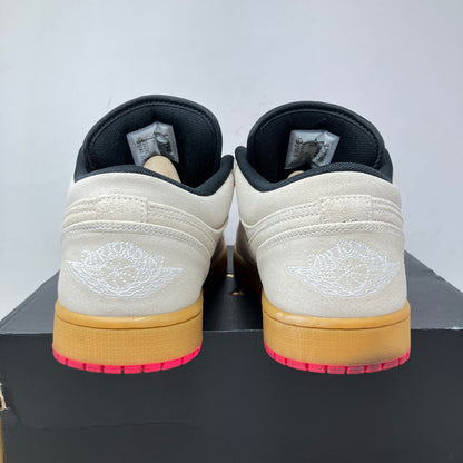 Jordan 1 Low White Gum Hyper Pink