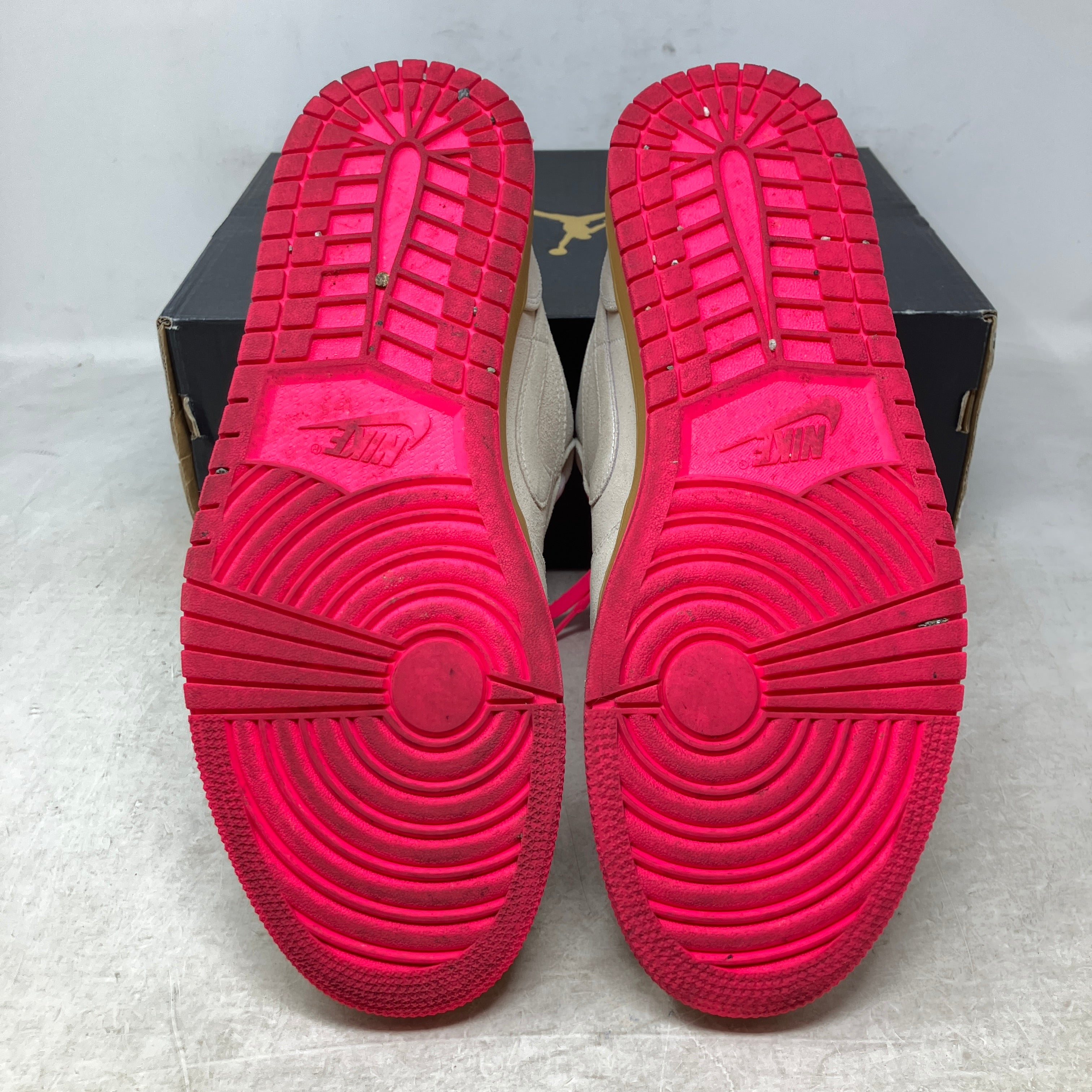 Jordan 1 Low White Gum Hyper Pink