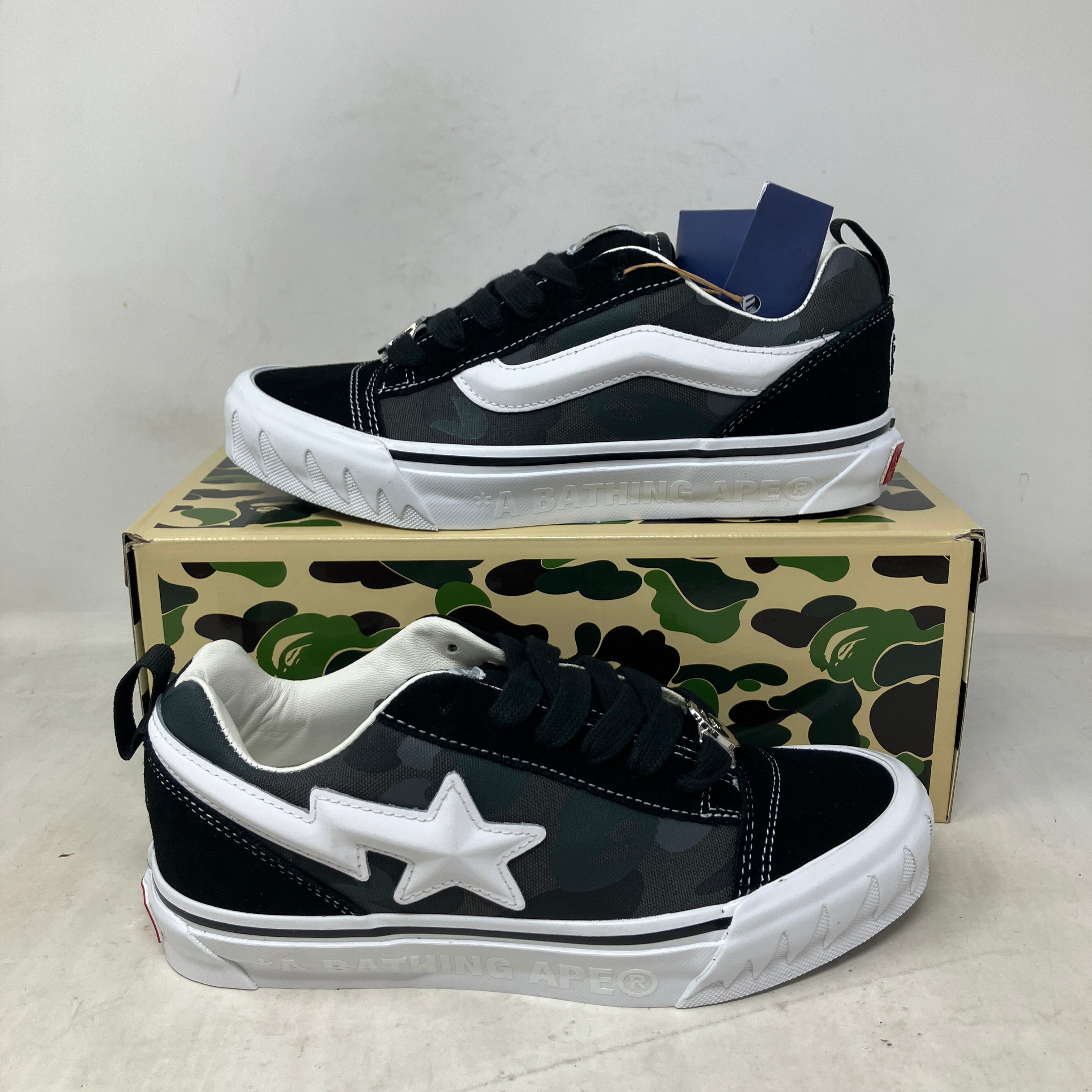 Vans Knu Skool Bape Camo Black