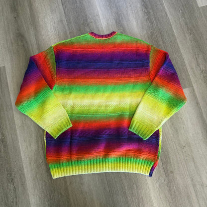 Supreme Gradient Stripe Sweater Multicolor