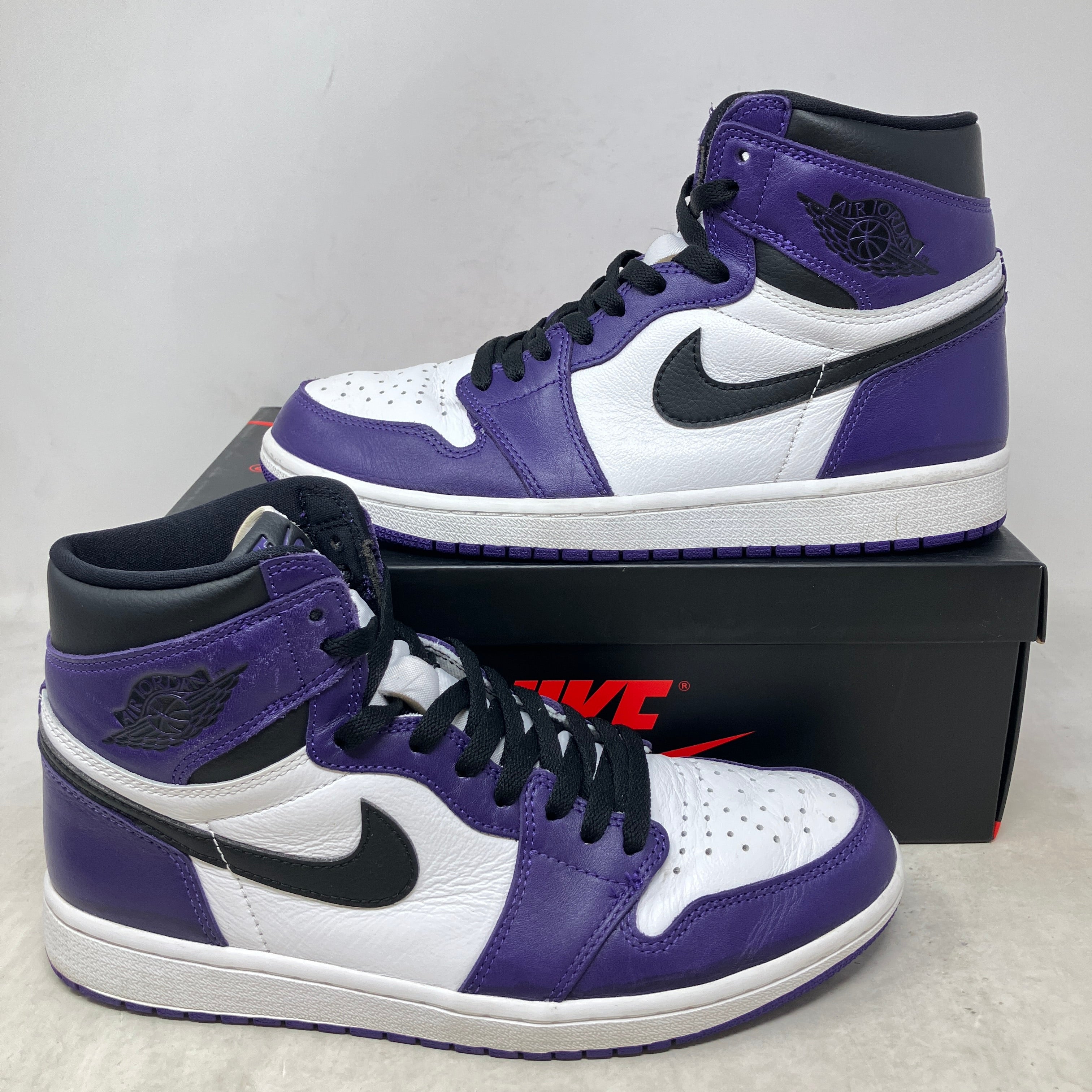 Jordan 1 Retro High Court Purple White