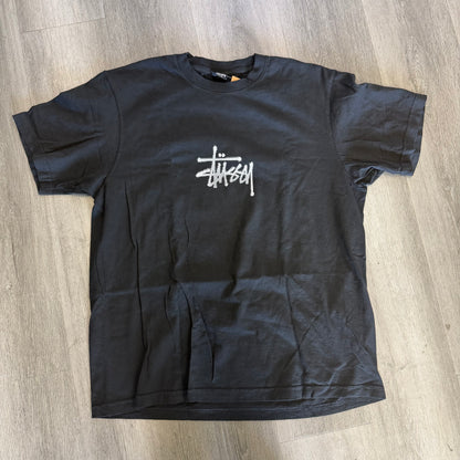 Stussy Surf Tomb Pigment Dyed Tee Black
