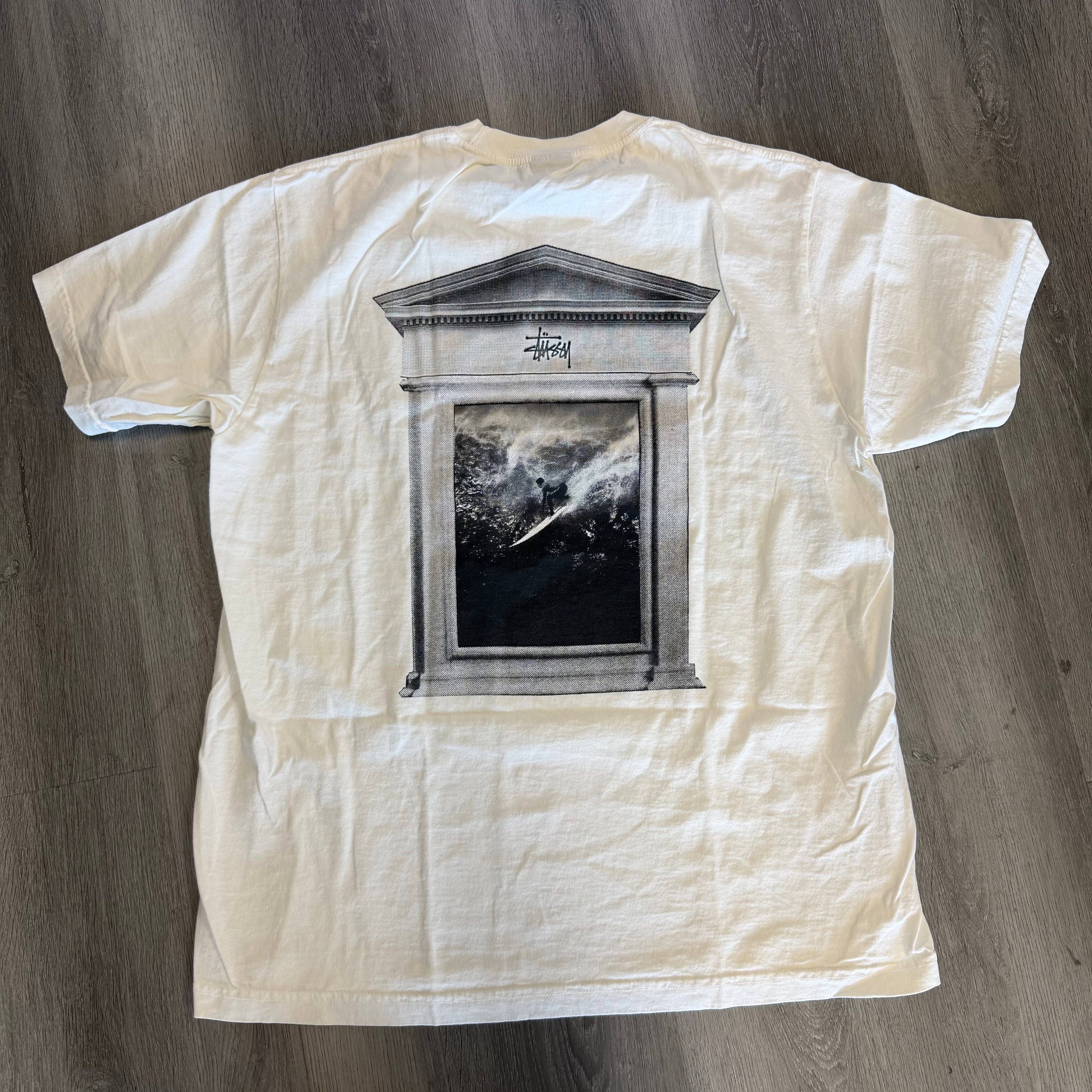 Stussy Surf Tomb Pigment Dyed Tee Natural