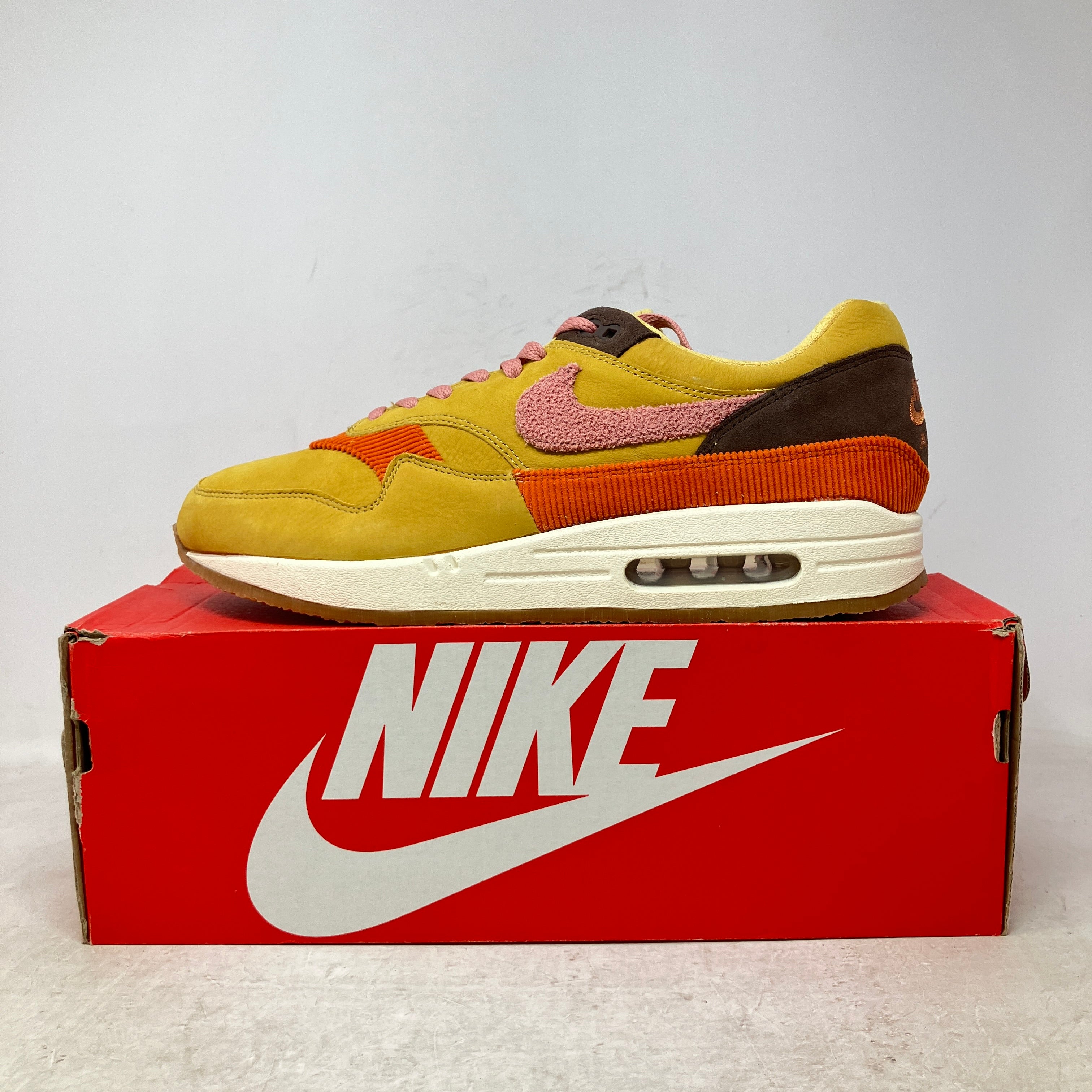 Nike Air Max 1 Crepe Wheat Gold Rust Pink