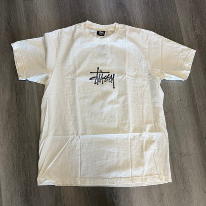 Stussy Surf Tomb Pigment Dyed Tee Natural