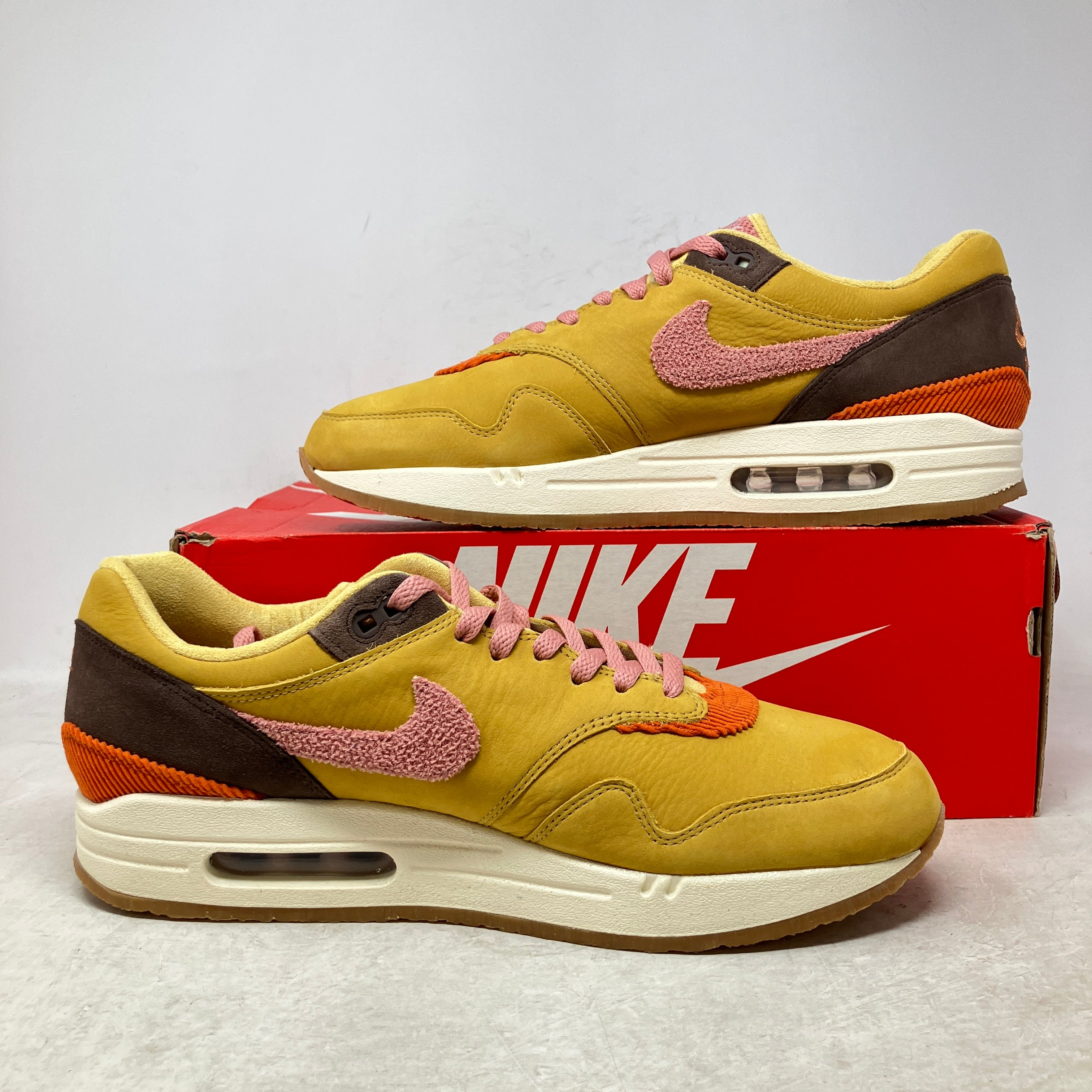 Nike Air Max 1 Crepe Wheat Gold Rust Pink