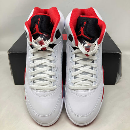 Jordan 5 Retro Fire Red Black Tongue (2025)