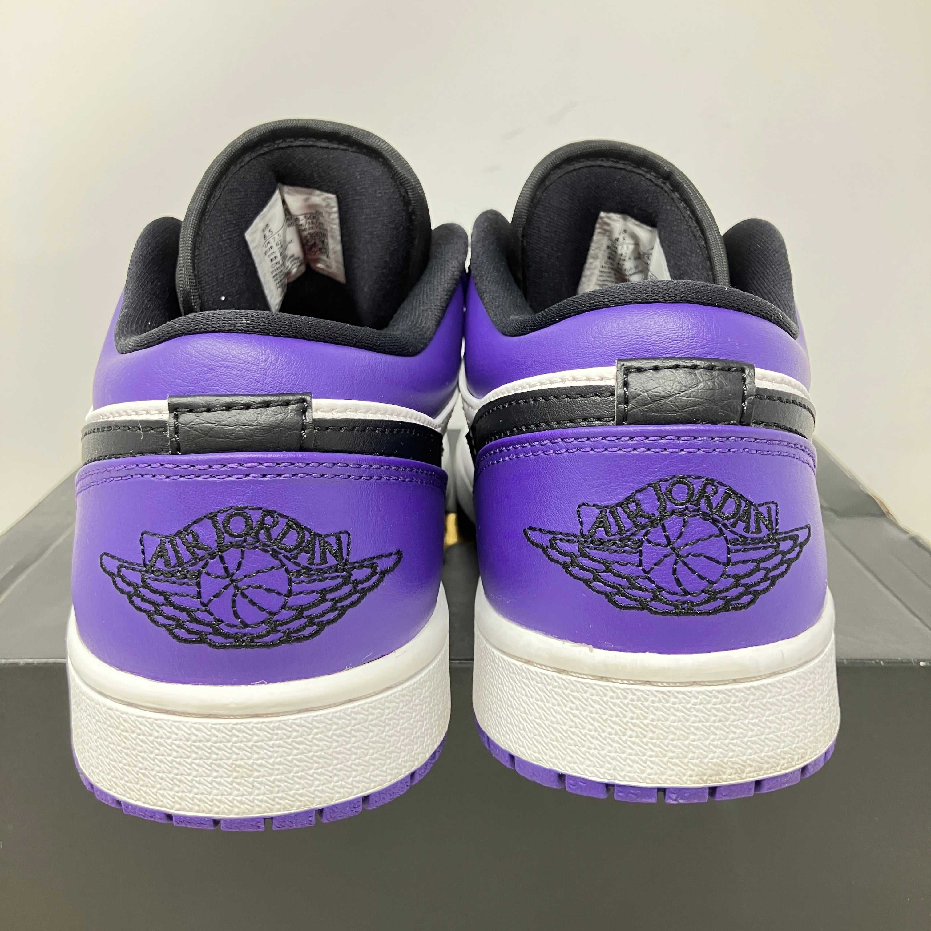 Jordan 1 Low Court Purple White
