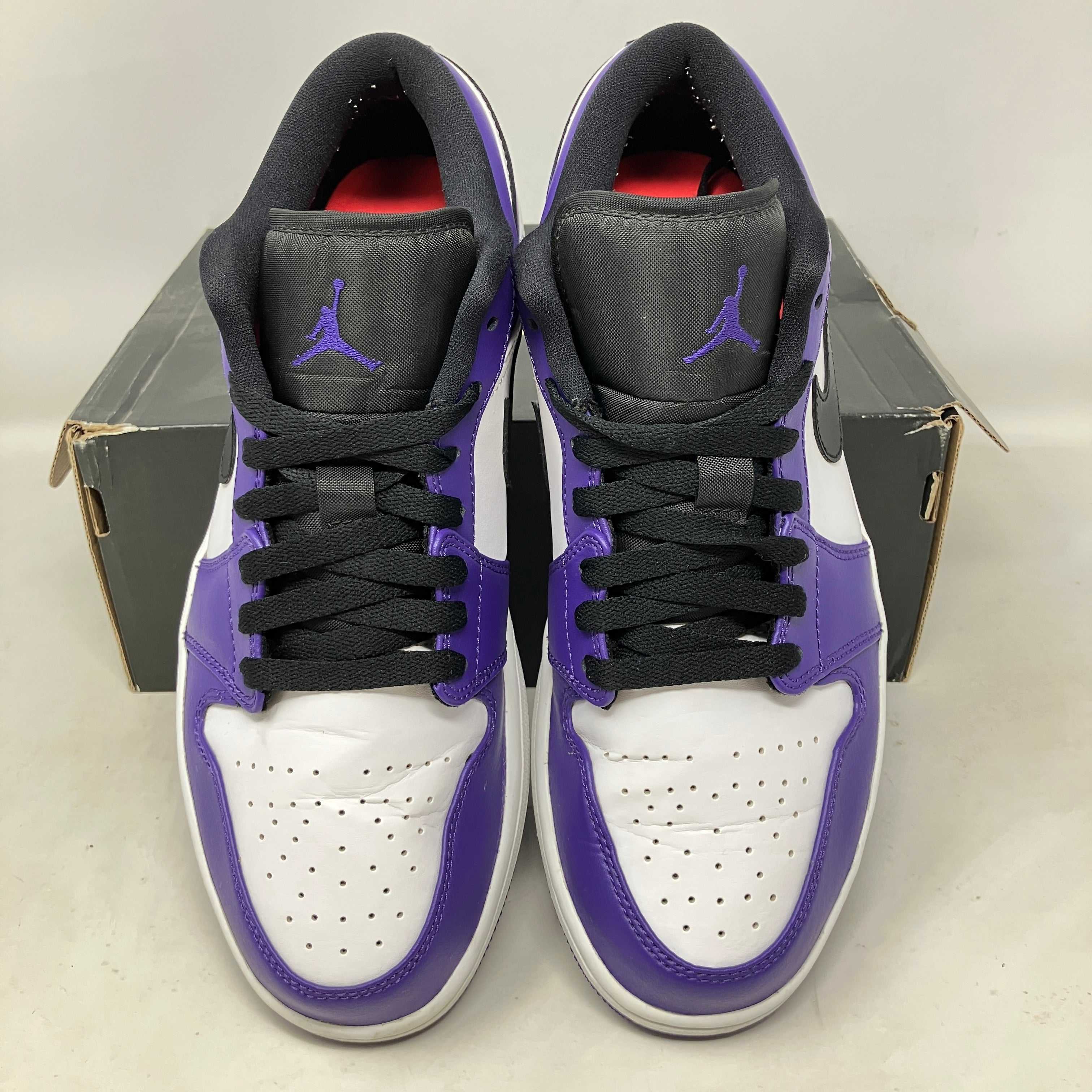 Jordan 1 Low Court Purple White