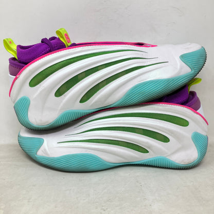 adidas Harden Vol. 9 Jalen Williams White Lucid Lime Pink