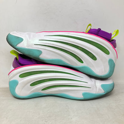 adidas Harden Vol. 9 Jalen Williams White Lucid Lime Pink