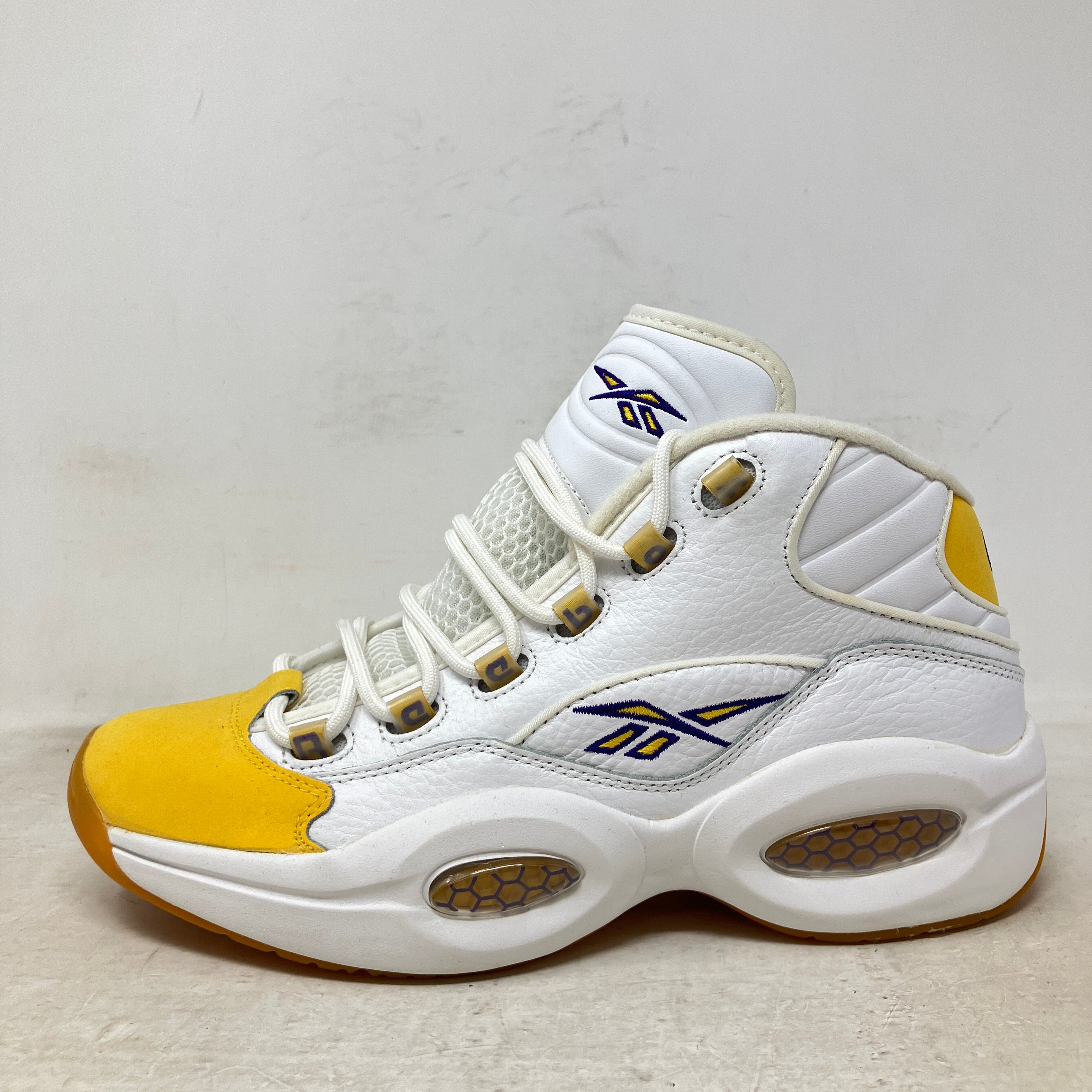 Reebok Question Mid Yellow Toe