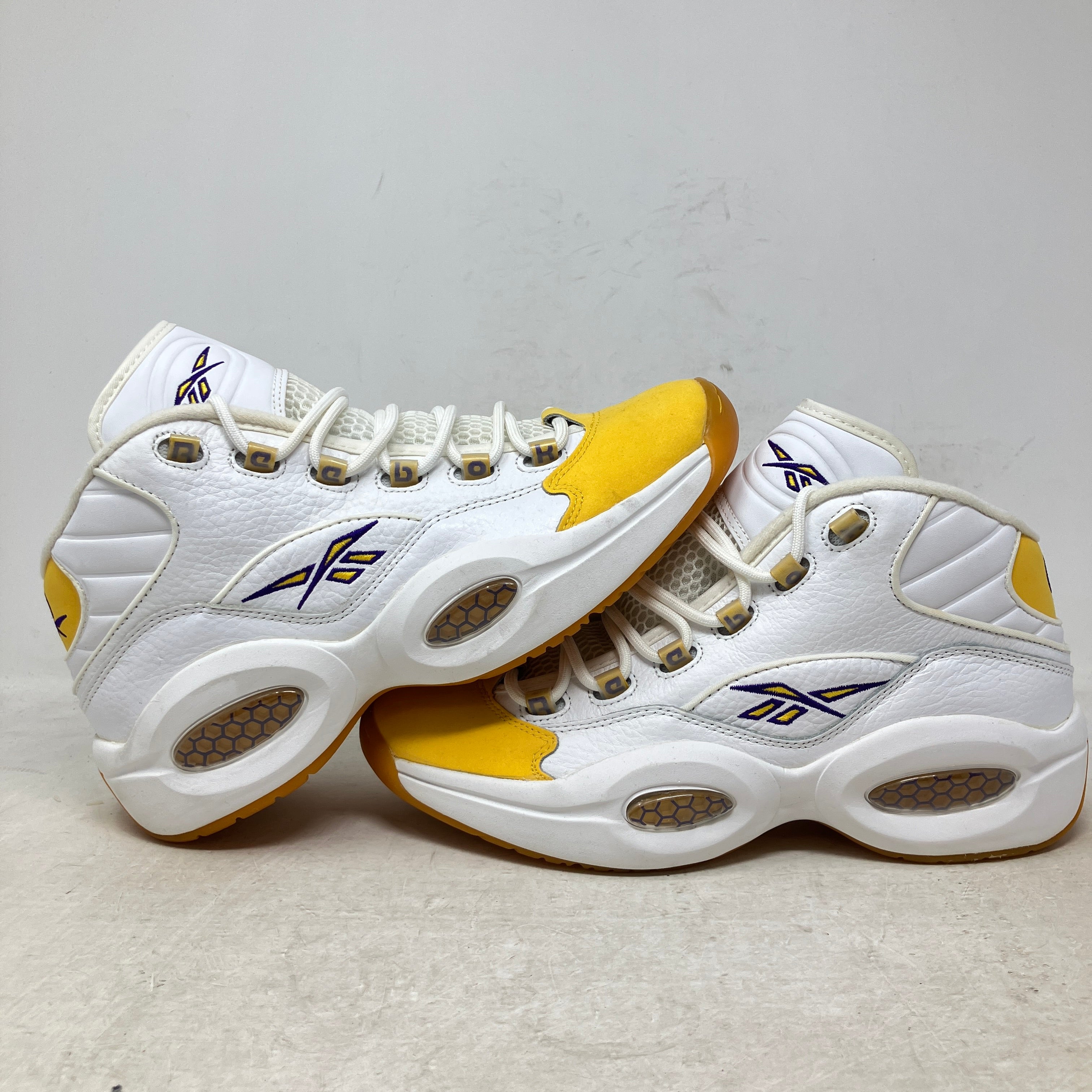 Reebok Question Mid Yellow Toe
