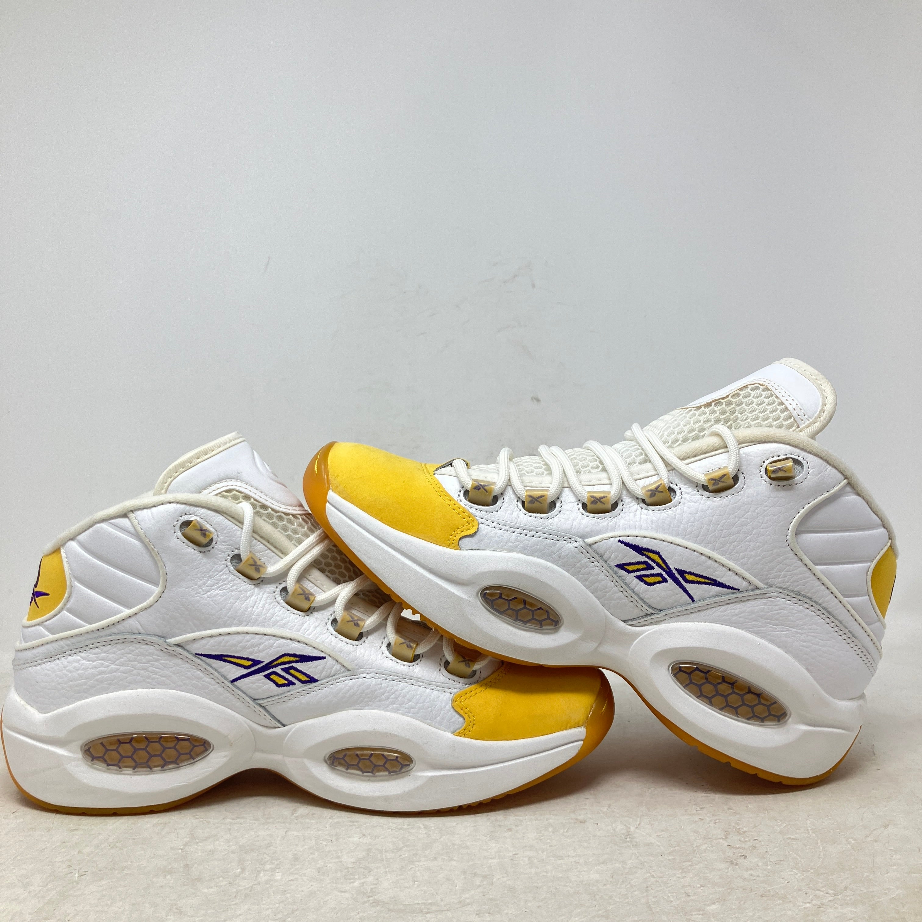 Reebok Question Mid Yellow Toe