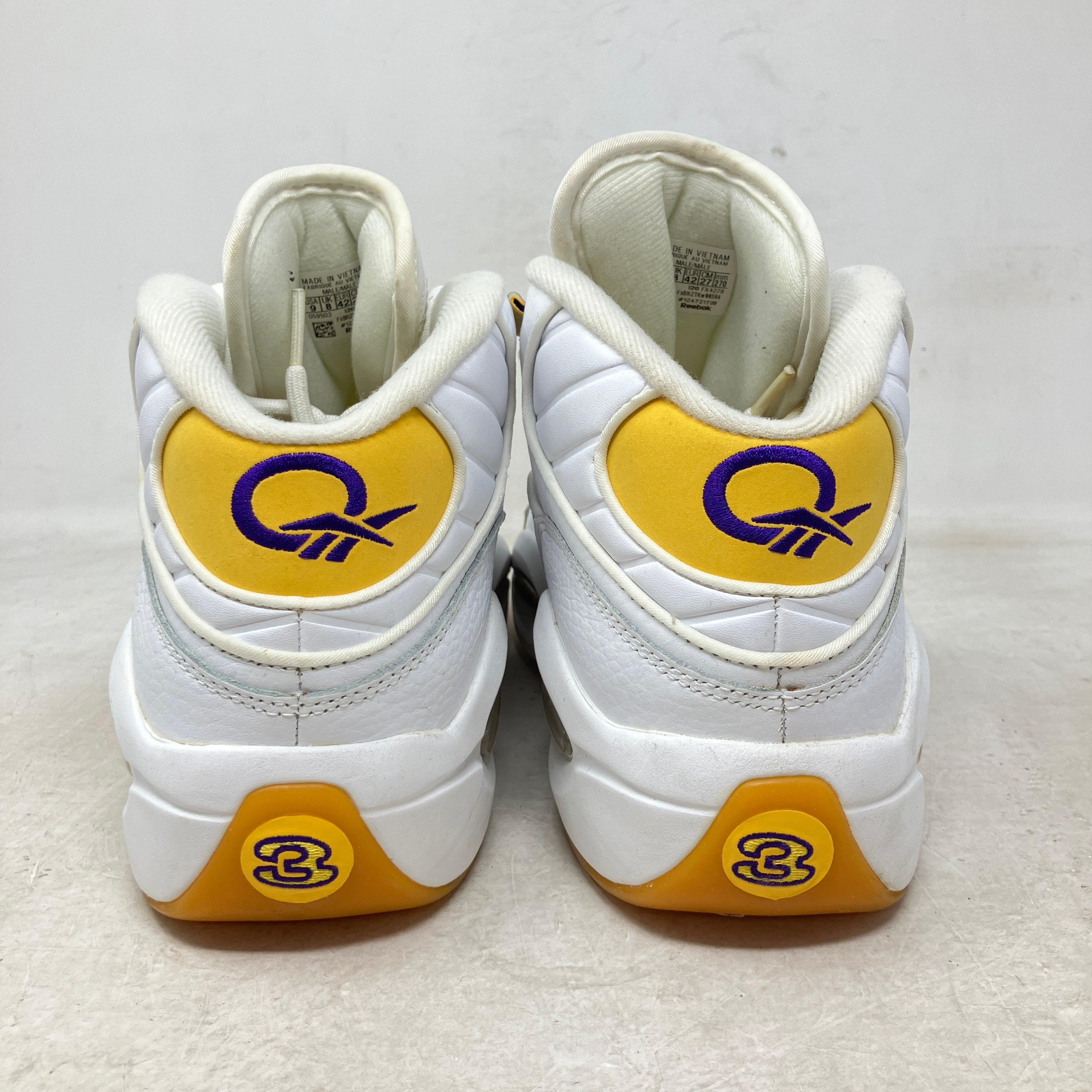 Reebok Question Mid Yellow Toe