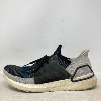 adidas Ultra Boost 19 Core Black Grey Six Shock Cyan