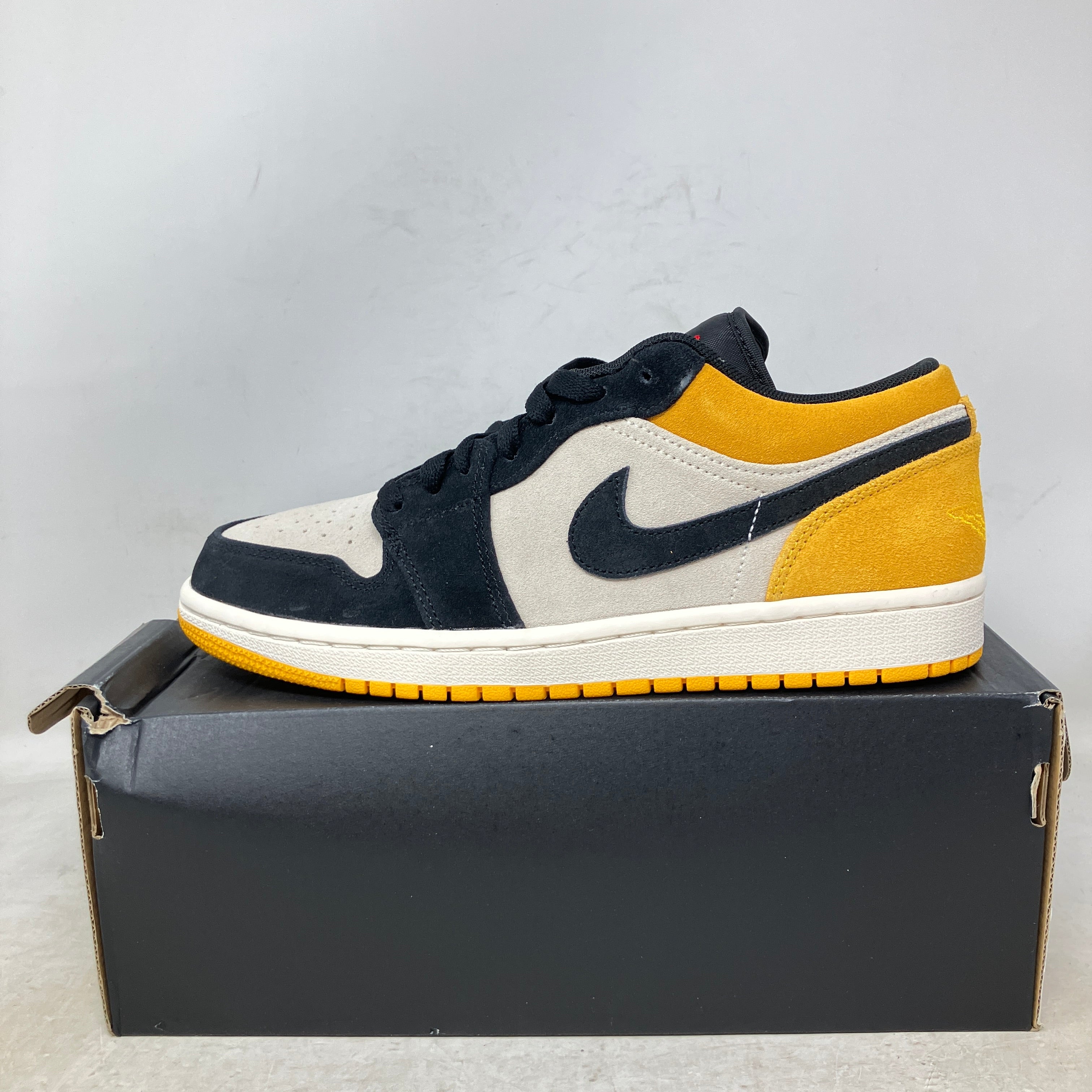 Jordan 1 Low Sail University Gold Black