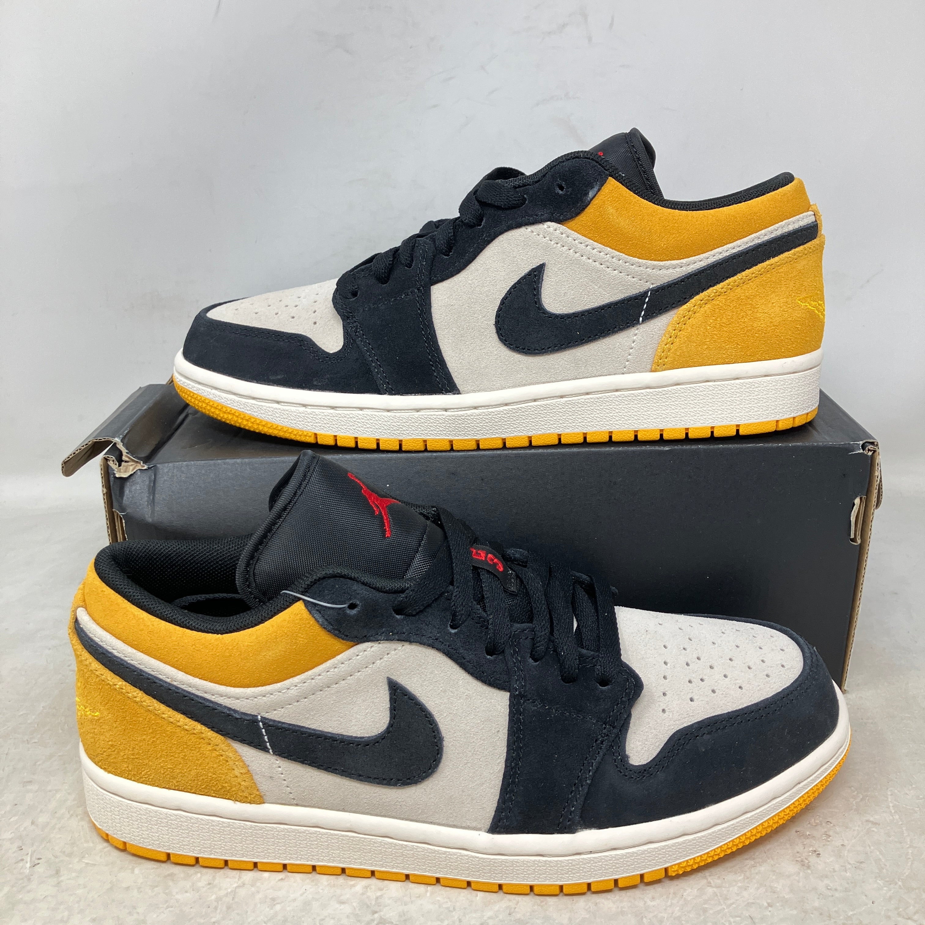 Jordan 1 Low Sail University Gold Black