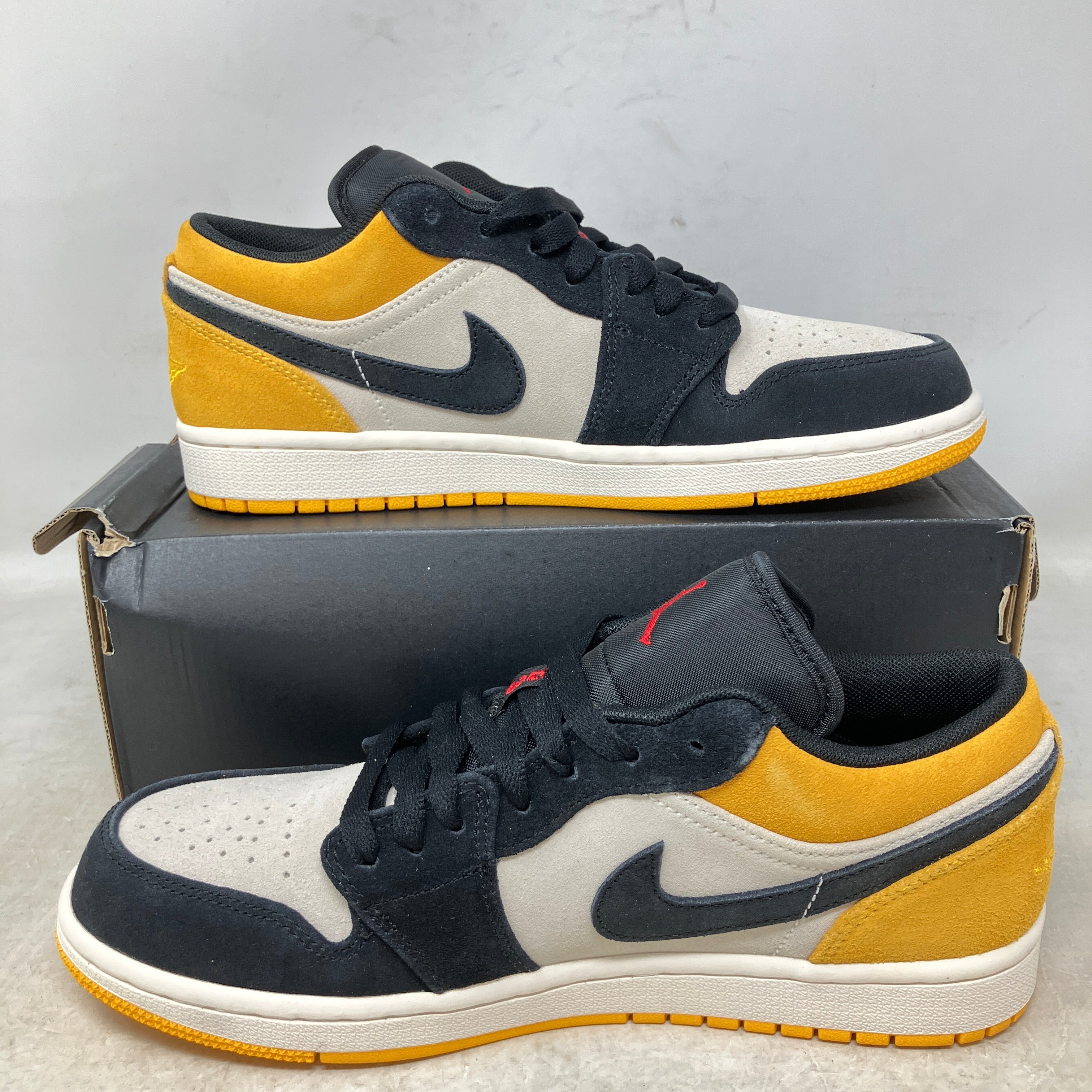 Jordan 1 Low Sail University Gold Black