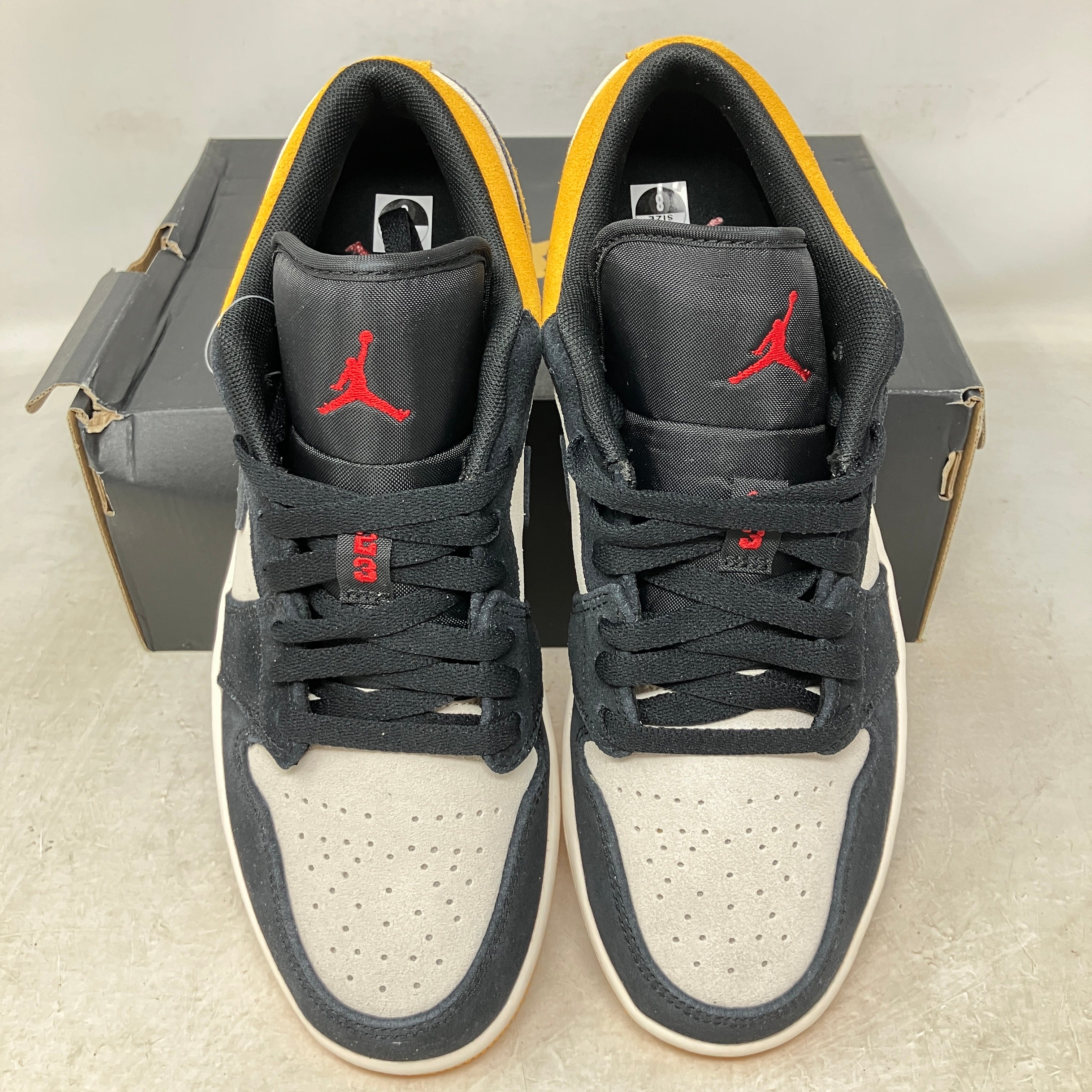Jordan 1 Low Sail University Gold Black