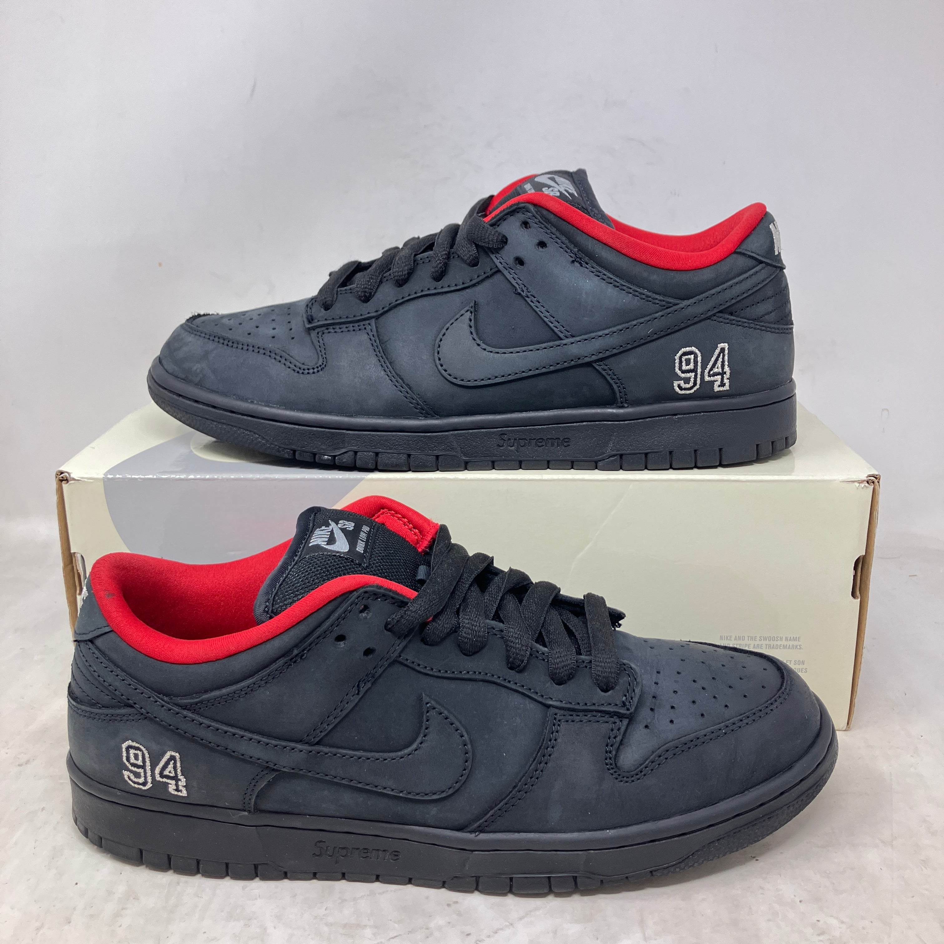 Nike SB Dunk Low Supreme 94 Black