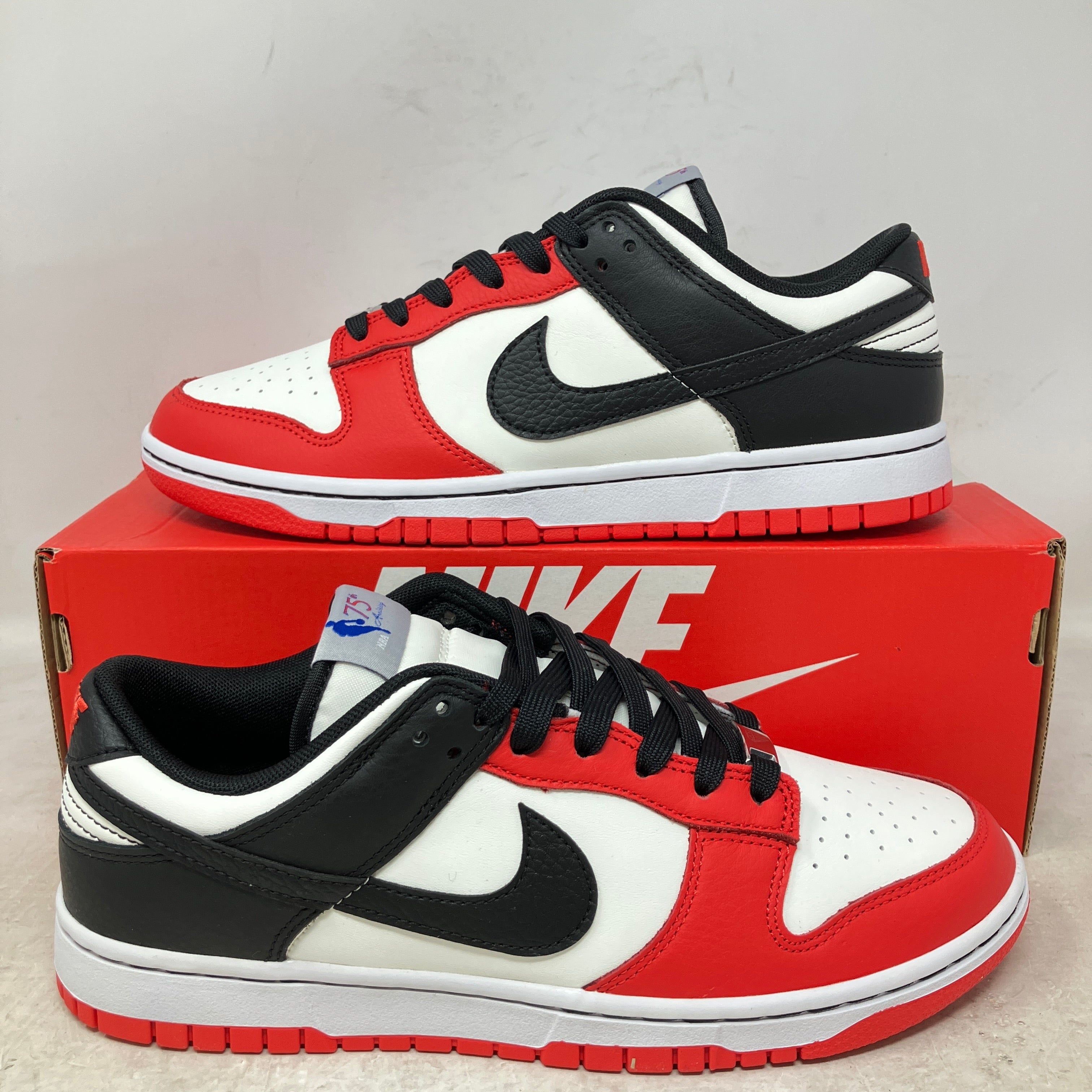 Nike Dunk Low EMB NBA 75th Anniversary Chicago