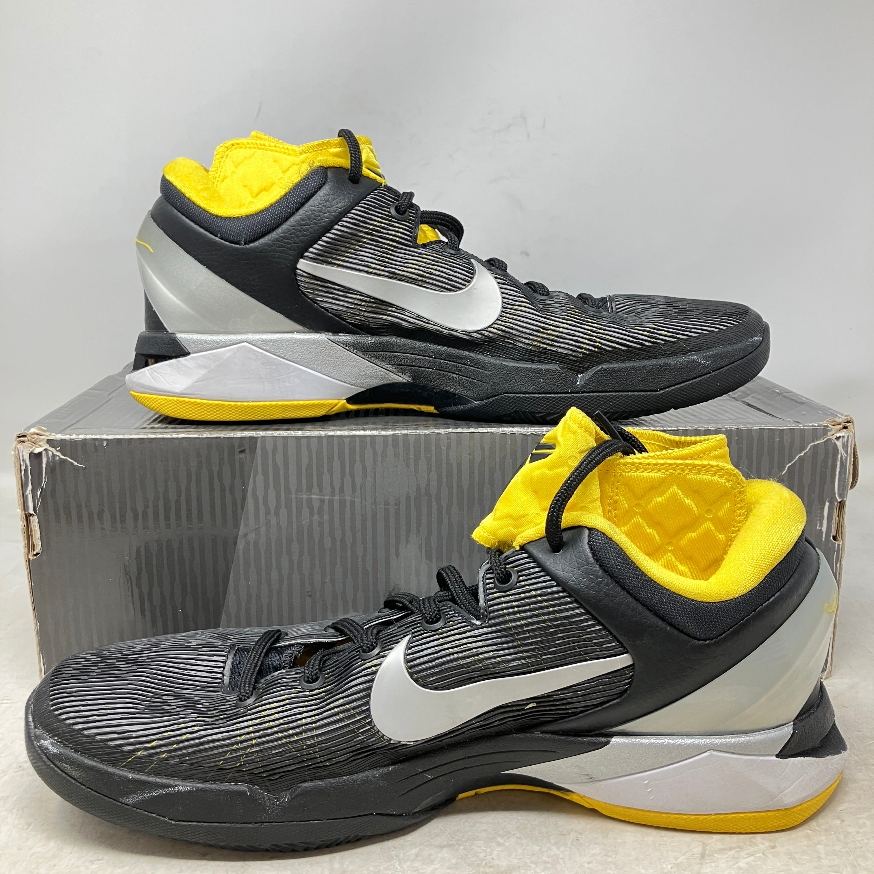 Nike Kobe 7 Black White Del Sol