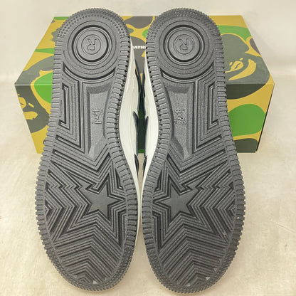 A Bathing Ape Bape Sta Patent Leather Black White