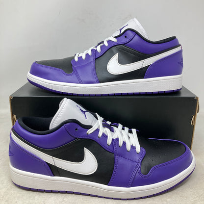 Jordan 1 Low Court Purple Black