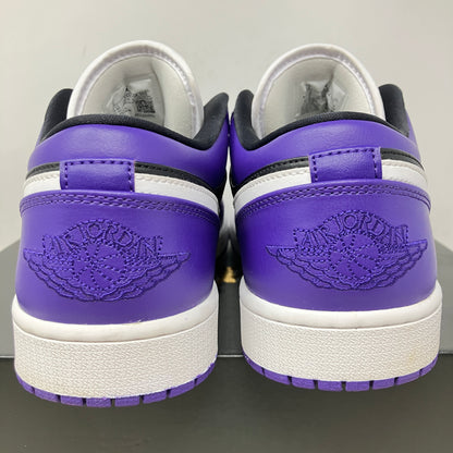 Jordan 1 Low Court Purple Black