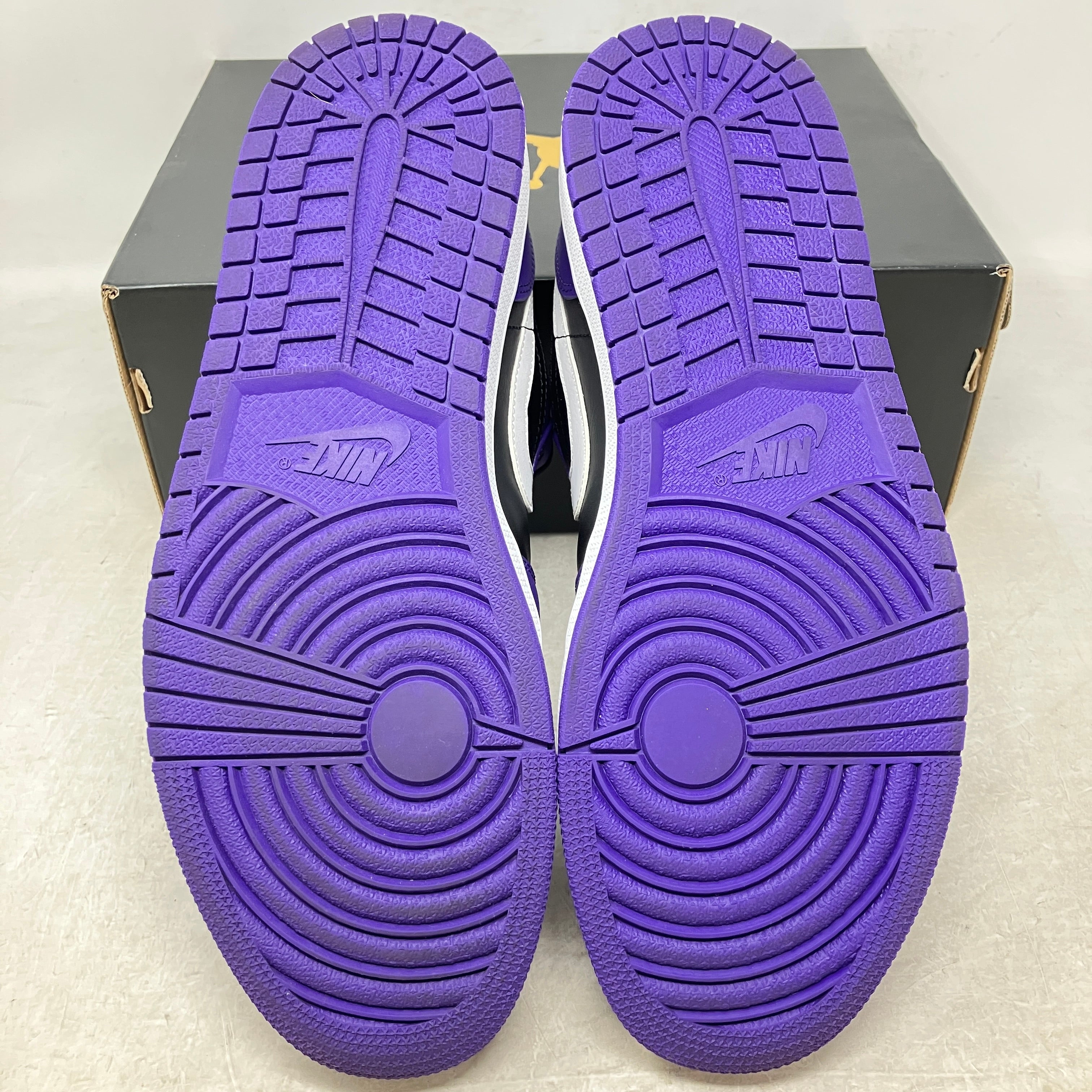 Jordan 1 Low Court Purple Black