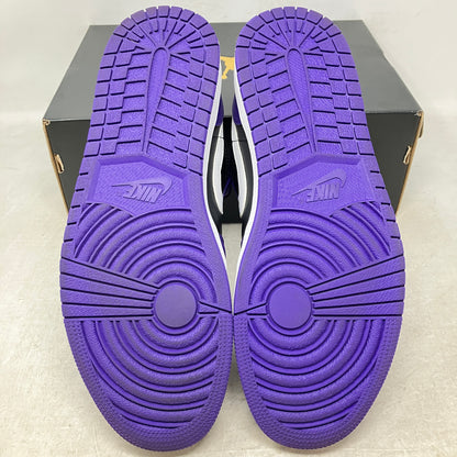 Jordan 1 Low Court Purple Black