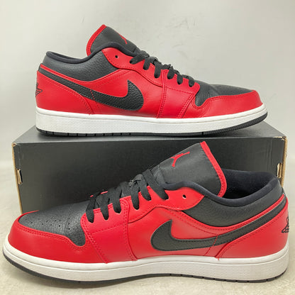 Jordan 1 Low Reverse Bred Pebbled Swoosh