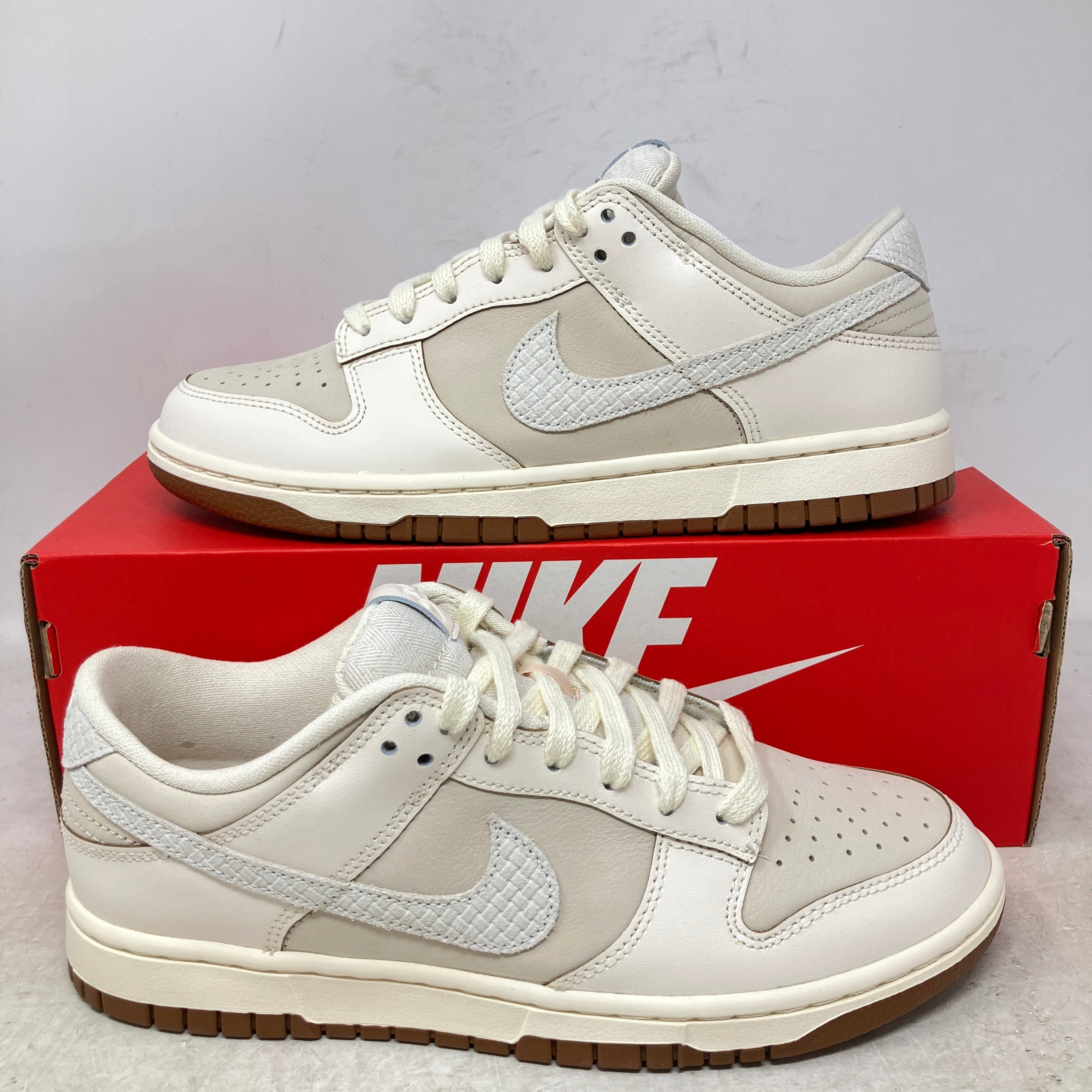 Nike Dunk Low Retro Pearl White Pale Ivory Light British Tan Sail