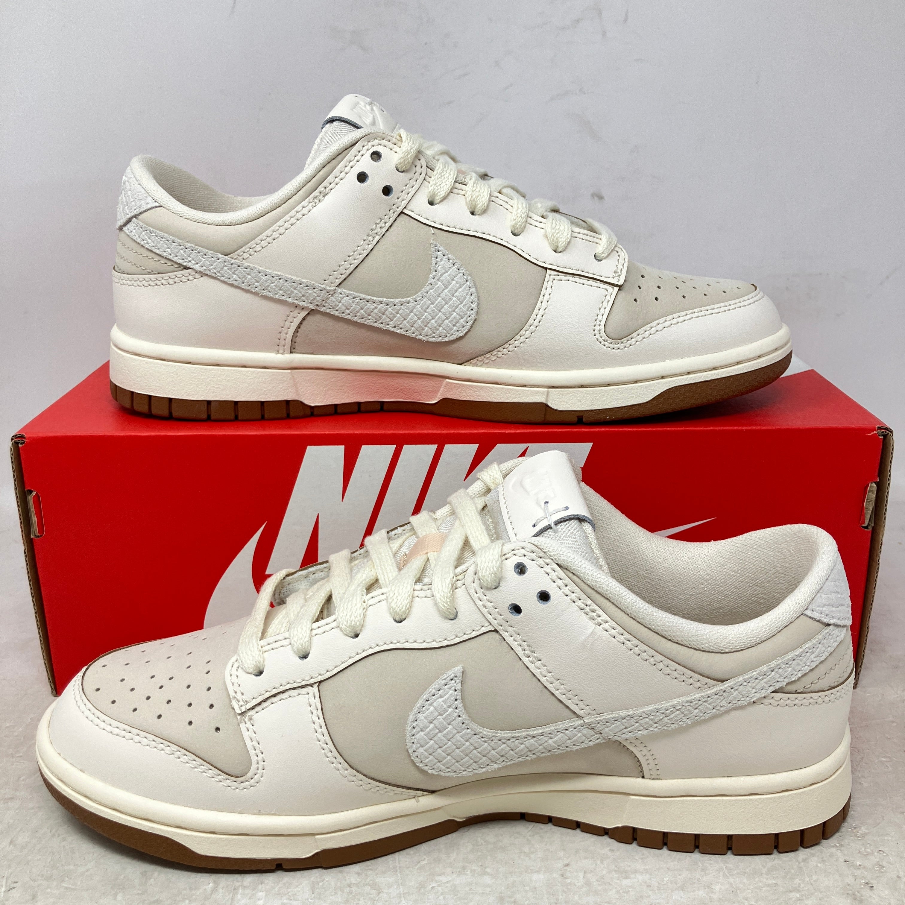 Nike Dunk Low Retro Pearl White Pale Ivory Light British Tan Sail