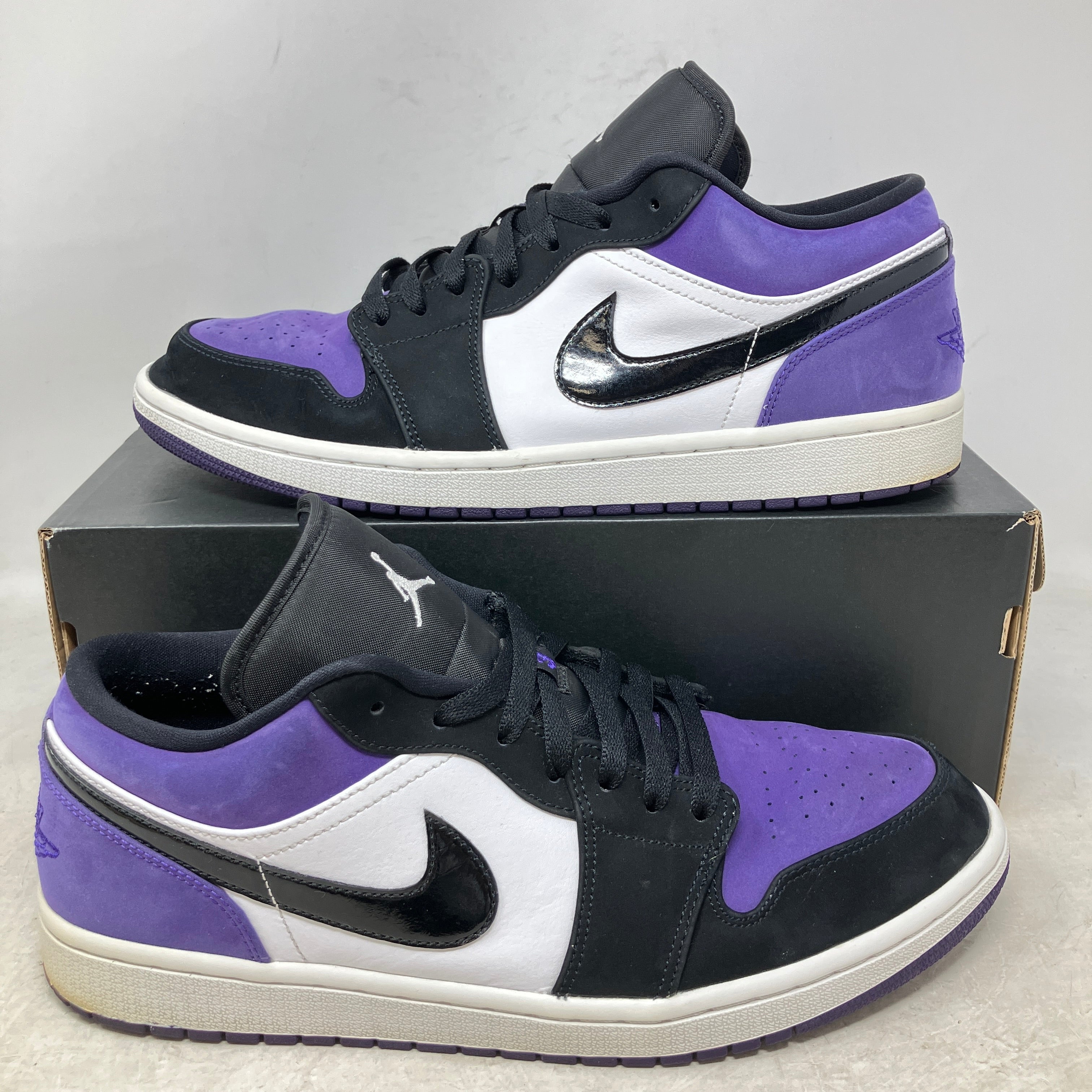 Jordan 1 Low Court Purple
